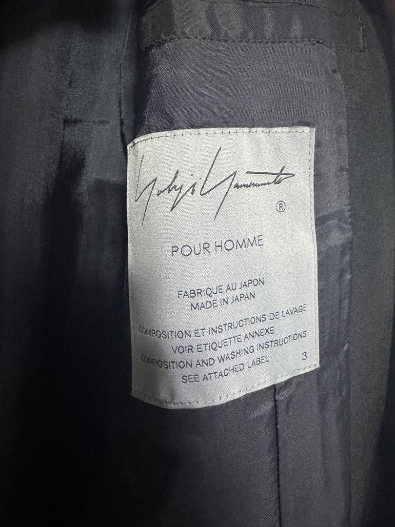Yohji Yamamoto Yohji Yamamoto pour homme 24AW label detachable jacket Size US L / EU 52-54 / 3 - 3 Thumbnail