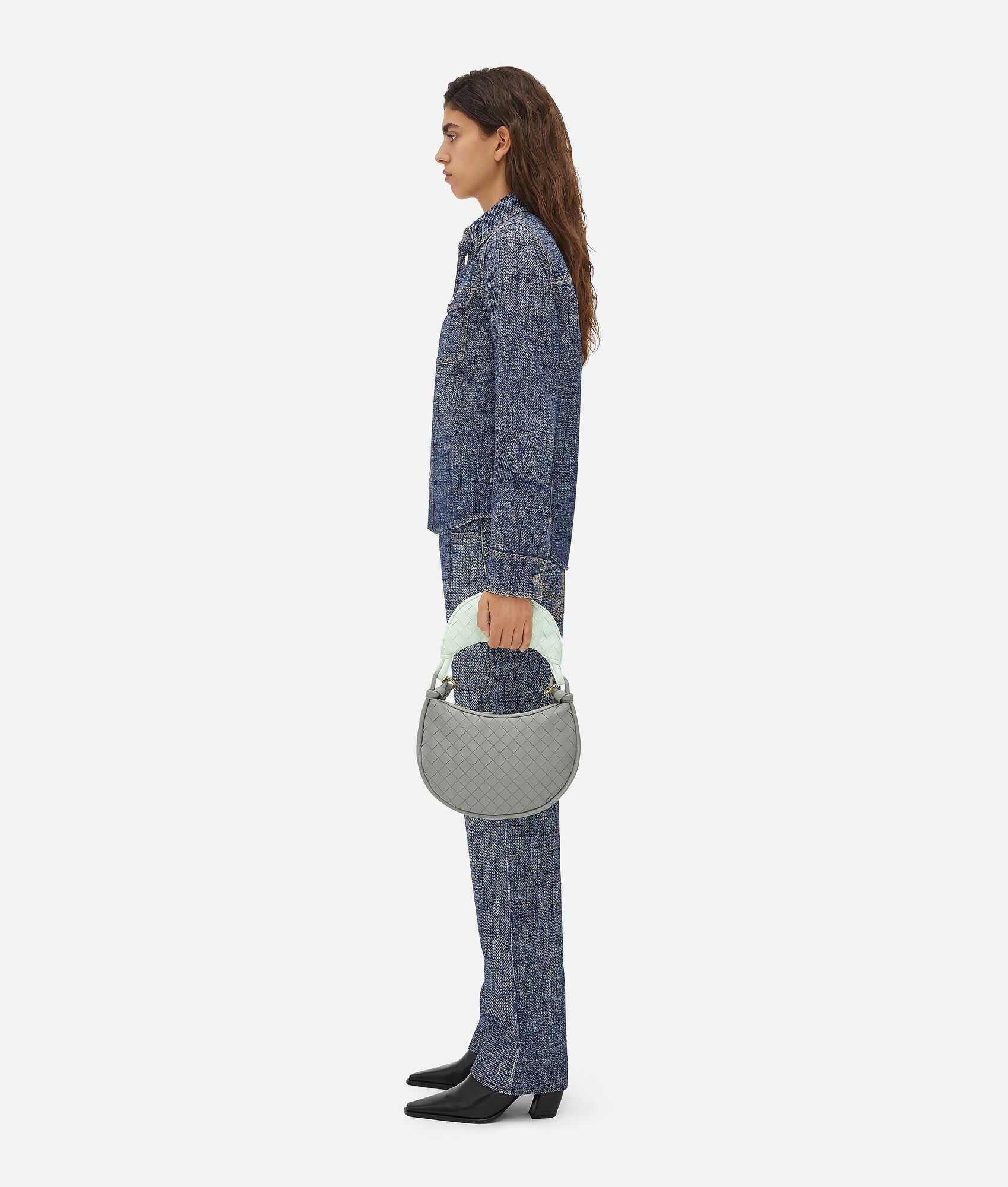 Bottega Veneta o1lf3ng10525 Size: OS / Small Gemelli Bag Agate Grey/Glacier Size ONE SIZE - 6 Thumbnail
