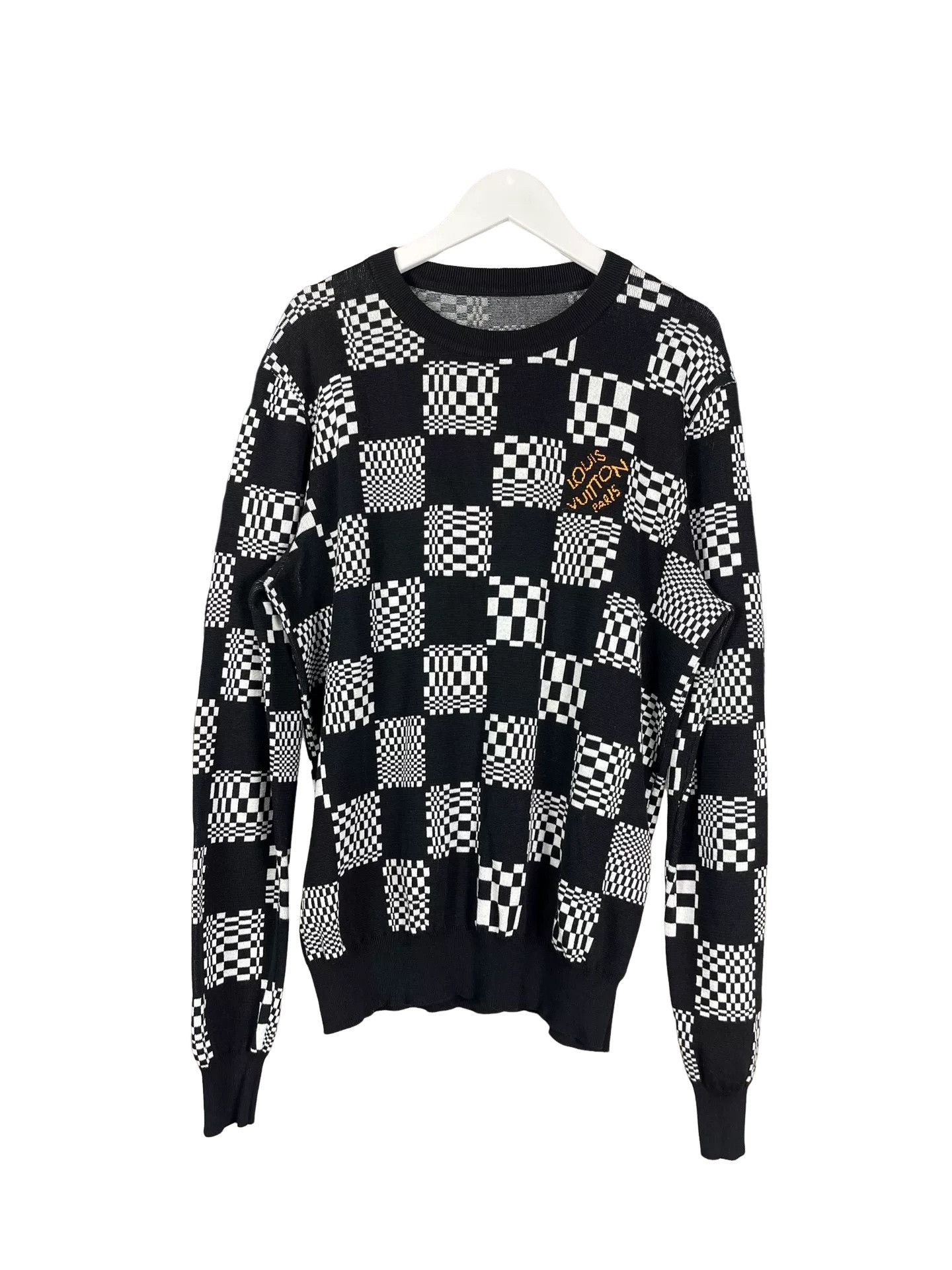 Louis Vuitton Louis Vuitton Checkerboard Knit Sweater Size S Size US S / EU 44-46 / 1 - 1 Thumbnail