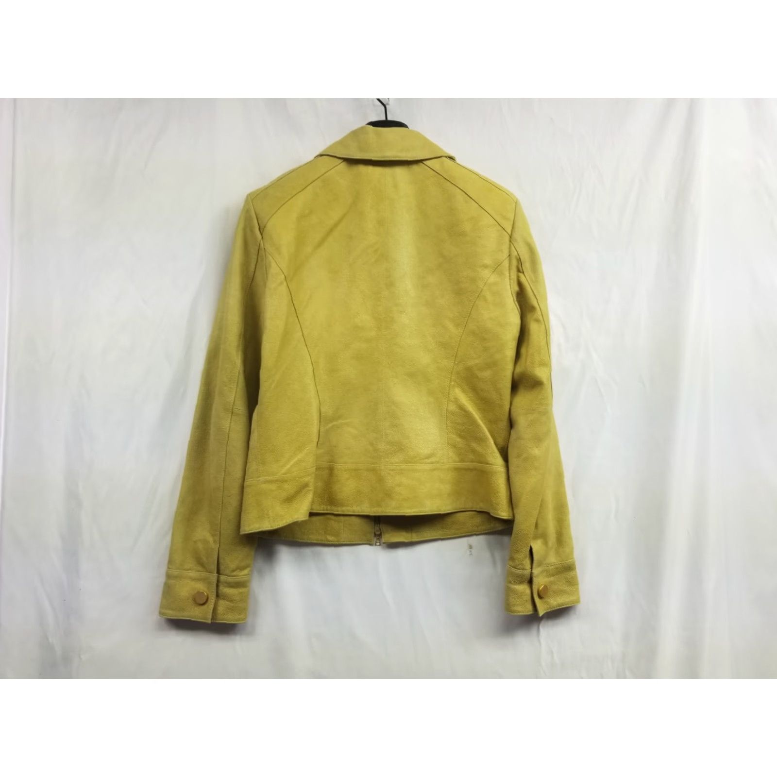 Vintage Classiques Entier Jacket Women's Small Green Leather Lined Full Zip Up Size S / US 4 / IT 40 - 2 Thumbnail