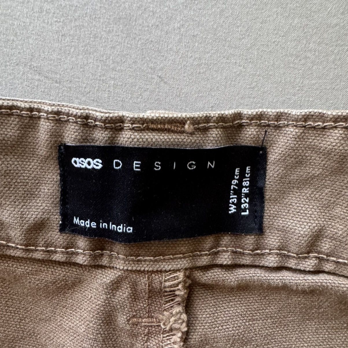 Asos Asos Design oversized tapered cargo pants Size US 31 - 4 Thumbnail