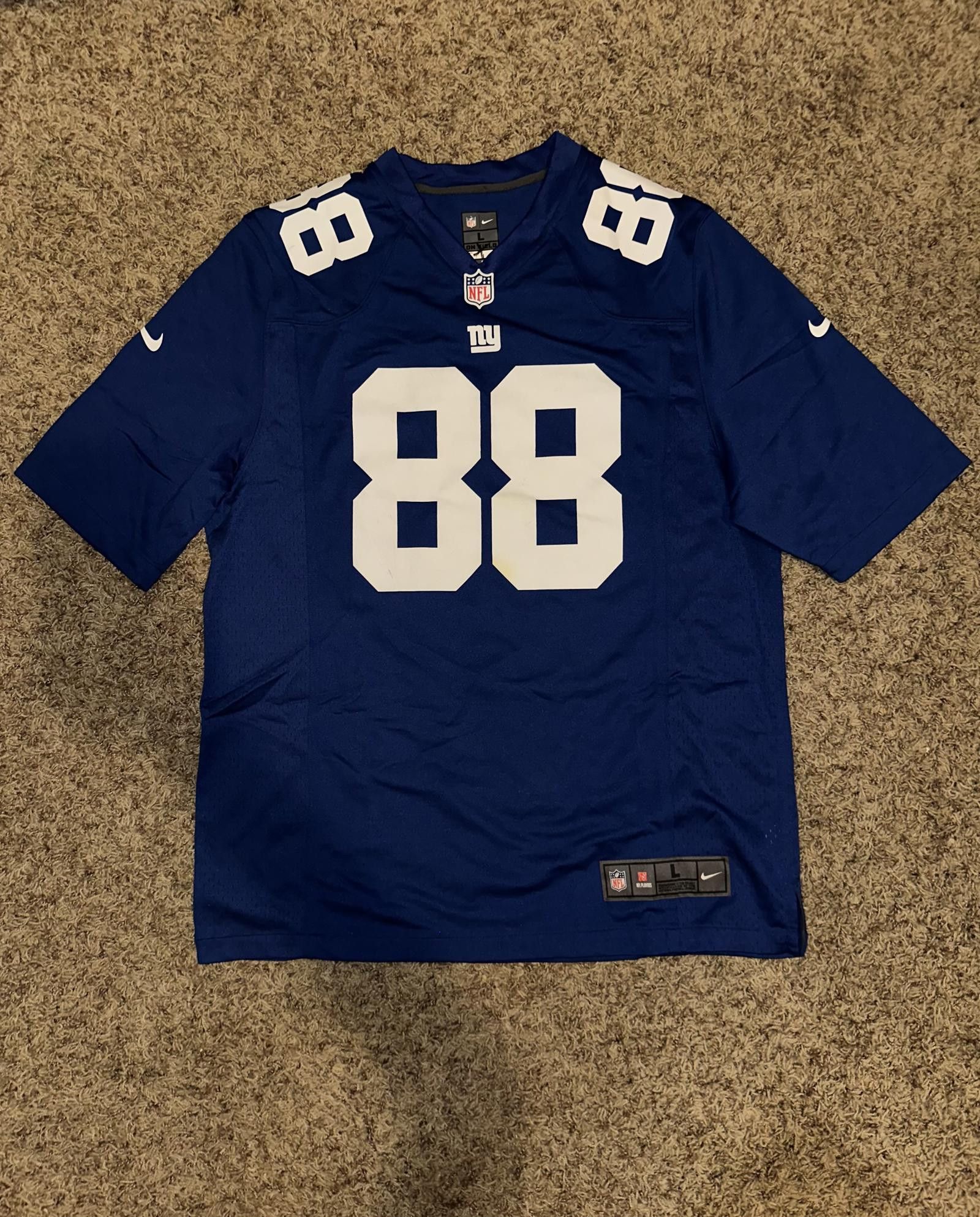Nike Nike Men's NFL New York Giants (Hakeem Nicks) #88 Game Blue Football Jersey Size US L / EU 52-54 / 3 - 1 Thumbnail