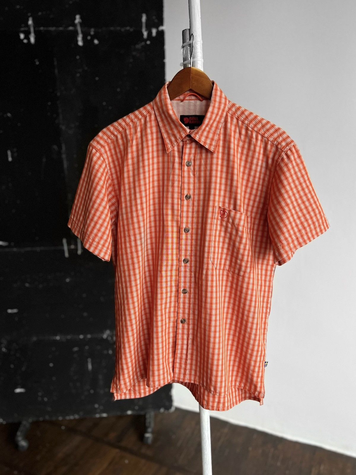 Fjallraven × Vintage Fjallraven Mens Vintage 90s Short Sleeve Button Shirt Plaid Size US M / EU 48-50 / 2 - 1 Thumbnail