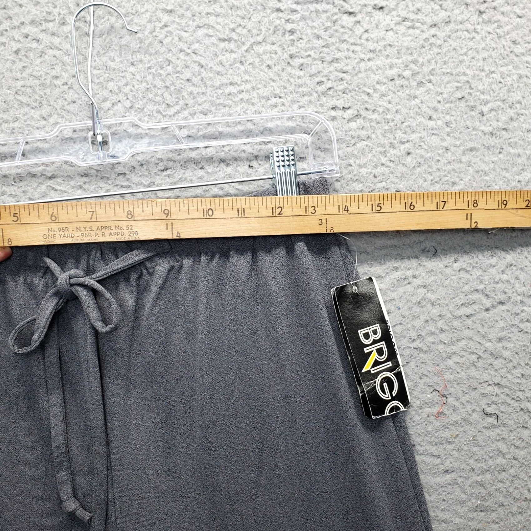 Vintage Briggs Sweatpants Womens Small Gray Relaxed Fit Drawstring Elastic Waist Outdoor Shirt/ Pants Size 28" / US 6 / IT 42 - 4 Thumbnail