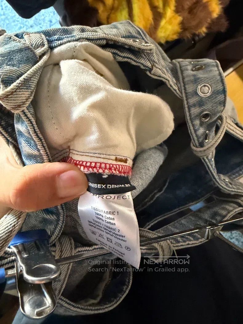 Y/Project Y/PROJECT Size 30 Applique comfortable wide-leg jeans Size US 30 / EU 46 - 5 Thumbnail