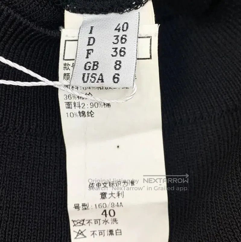 Moschino Moschino Black Cotton Ladies Sweater . Size M / US 6-8 / IT 42-44 - 7 Thumbnail