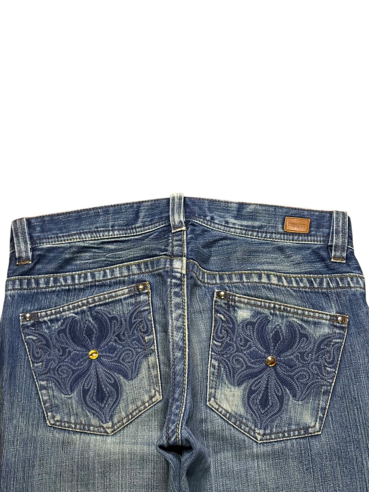 Japanese Brand Vintage Japanese Brand Mud Wash Studded Bootcut Jeans Size US 32 / EU 48 - 8 Thumbnail