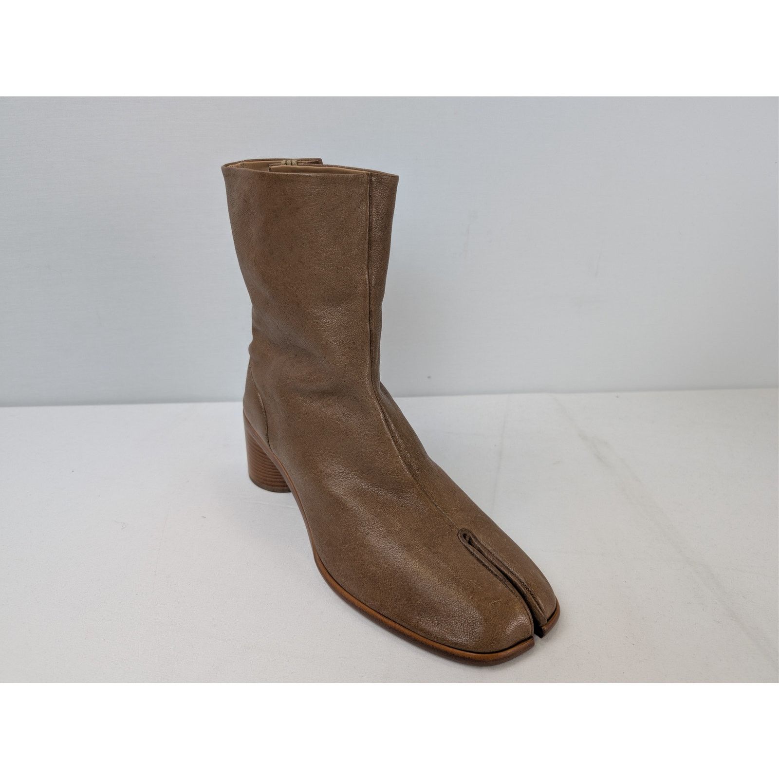 Maison Margiela o1rshd1 Tabi High Boots in Brown Size US 12 / EU 45 - 3 Thumbnail