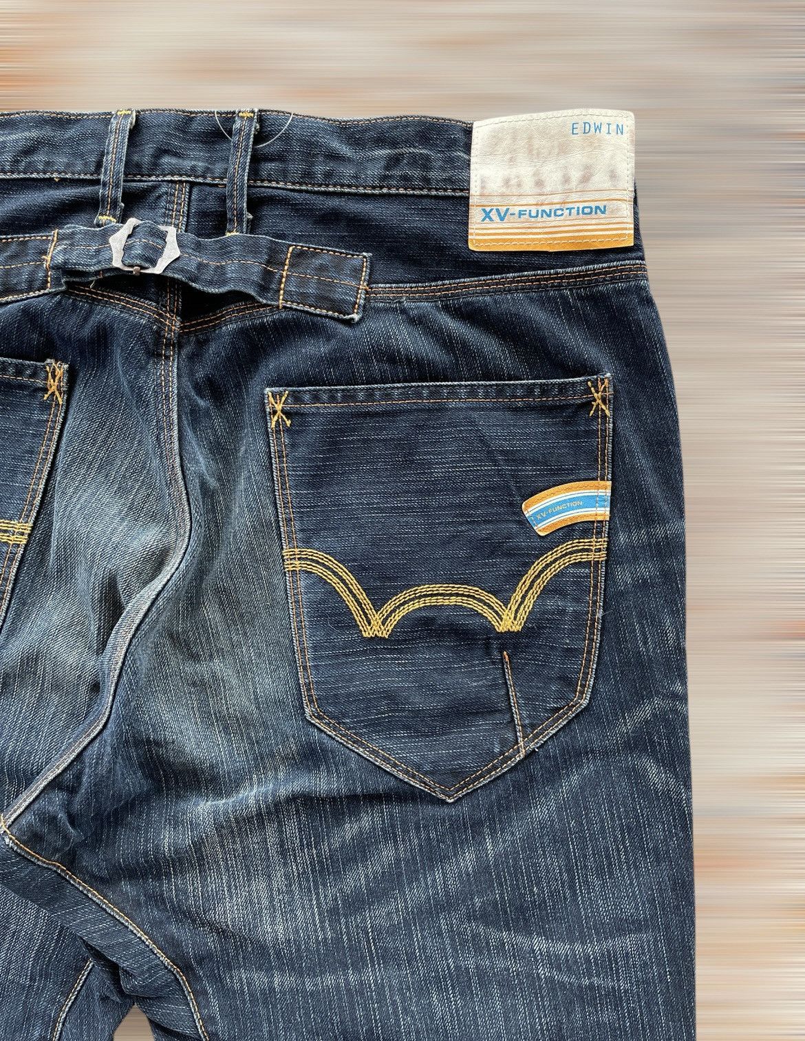Edwin × If Six Was Nine × Japanese Brand EDWIN XV-FUNCTION THREE QUARTER JEANS Size US 35 - 7 Thumbnail