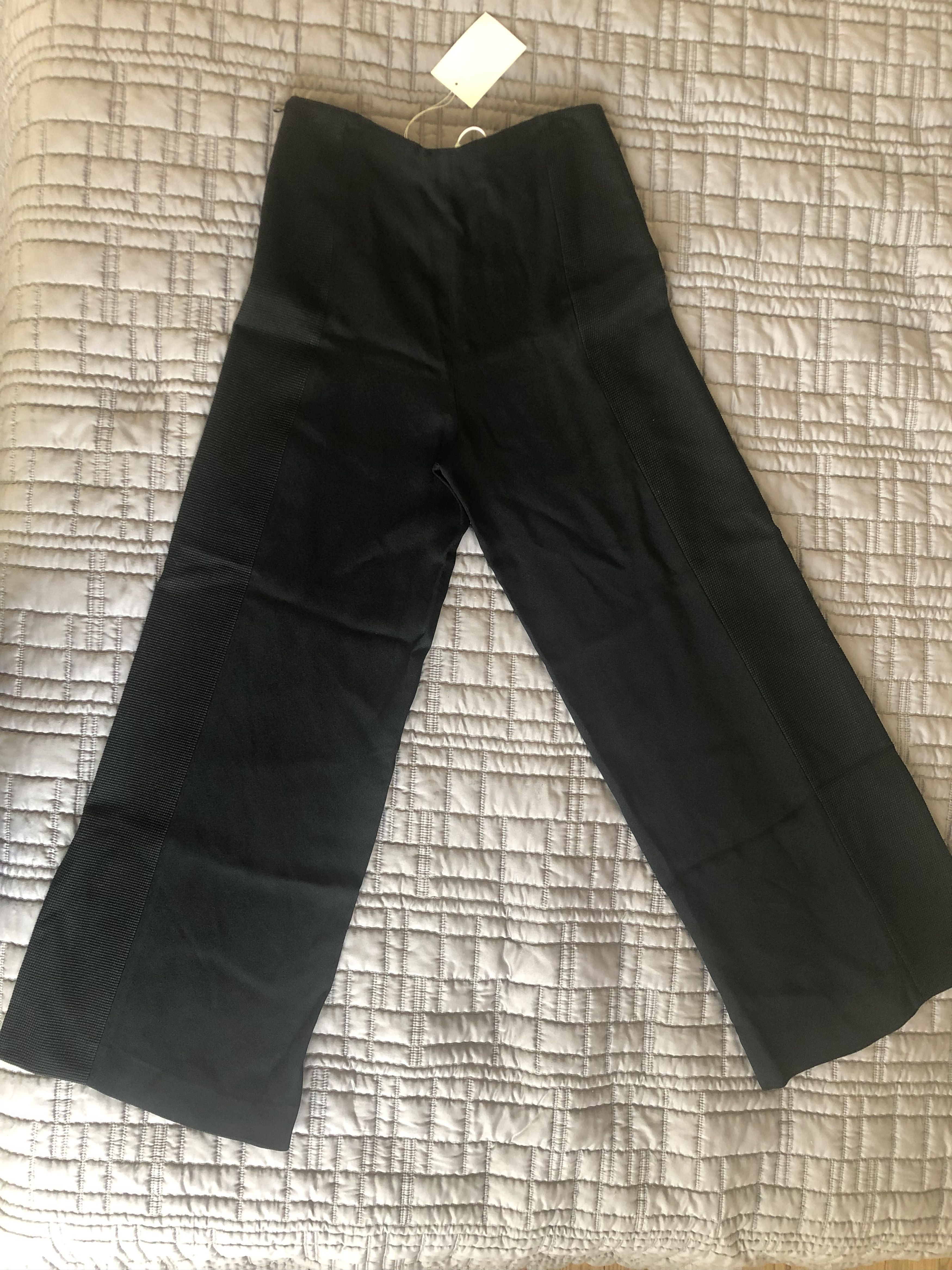 Rosetta Getty Rosetta Getty Women's Black Wide Leg Pant, Size 0 Size 25" / US 0 / IT 36 - 1 Thumbnail