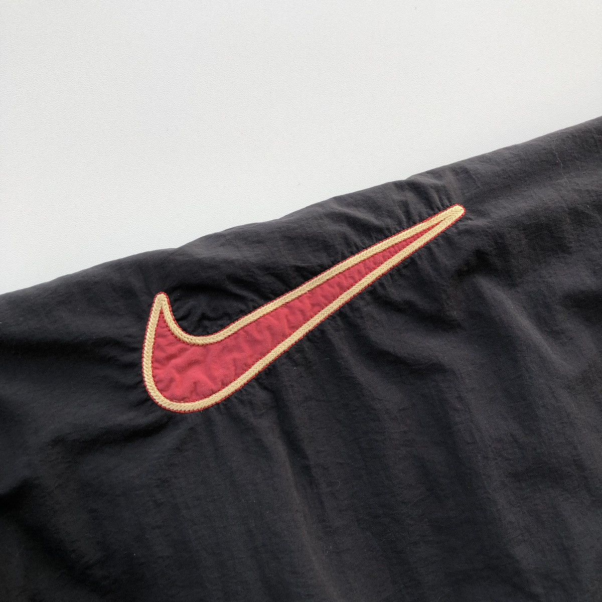 Nike Nike 90’s Double Nylon Bomber Hooded Vintage Jacket rare Size US S / EU 44-46 / 1 - 8 Thumbnail