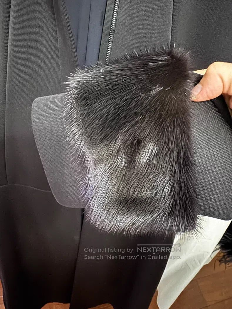 Fendi Fendi Black Fur Collar Overcoat Size XS / US 0-2 / IT 36-38 - 8 Thumbnail