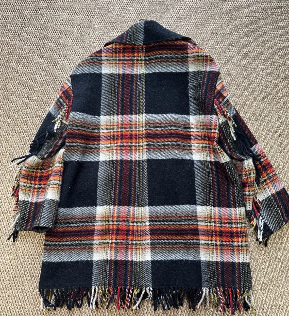 Calvin Klein Calvin Klein 205W39NYC Raf Simons Fringe Coat K23 Size XS / US 0-2 / IT 36-38 - 6 Thumbnail