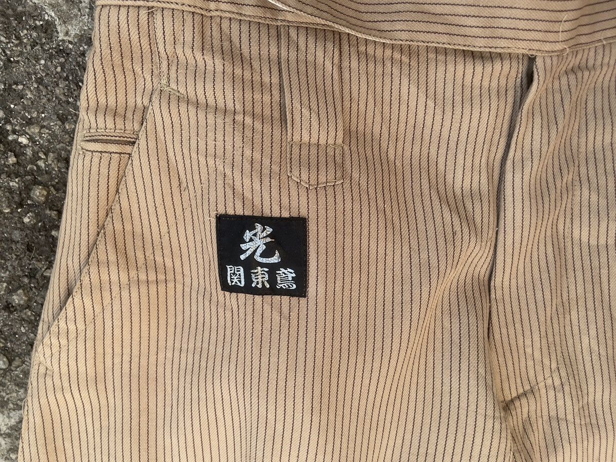 Japanese Brand Vintage Workwear Balloons Nikku-Poka Tobi Pants Hickory Size US 32 / EU 48 - 6 Thumbnail