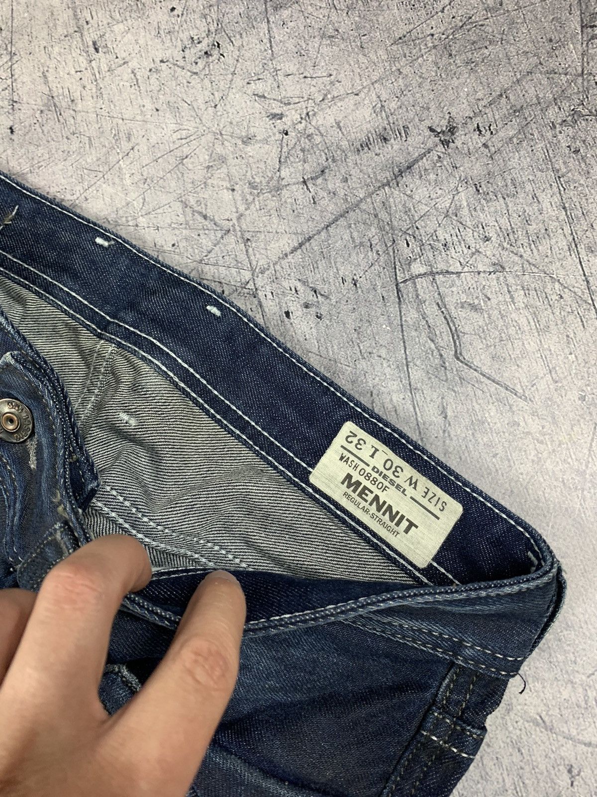 Diesel Vintage Y2K Diesel Regular Straight Mennit Jeans Size 30 Size US 30 / EU 46 - 8 Thumbnail