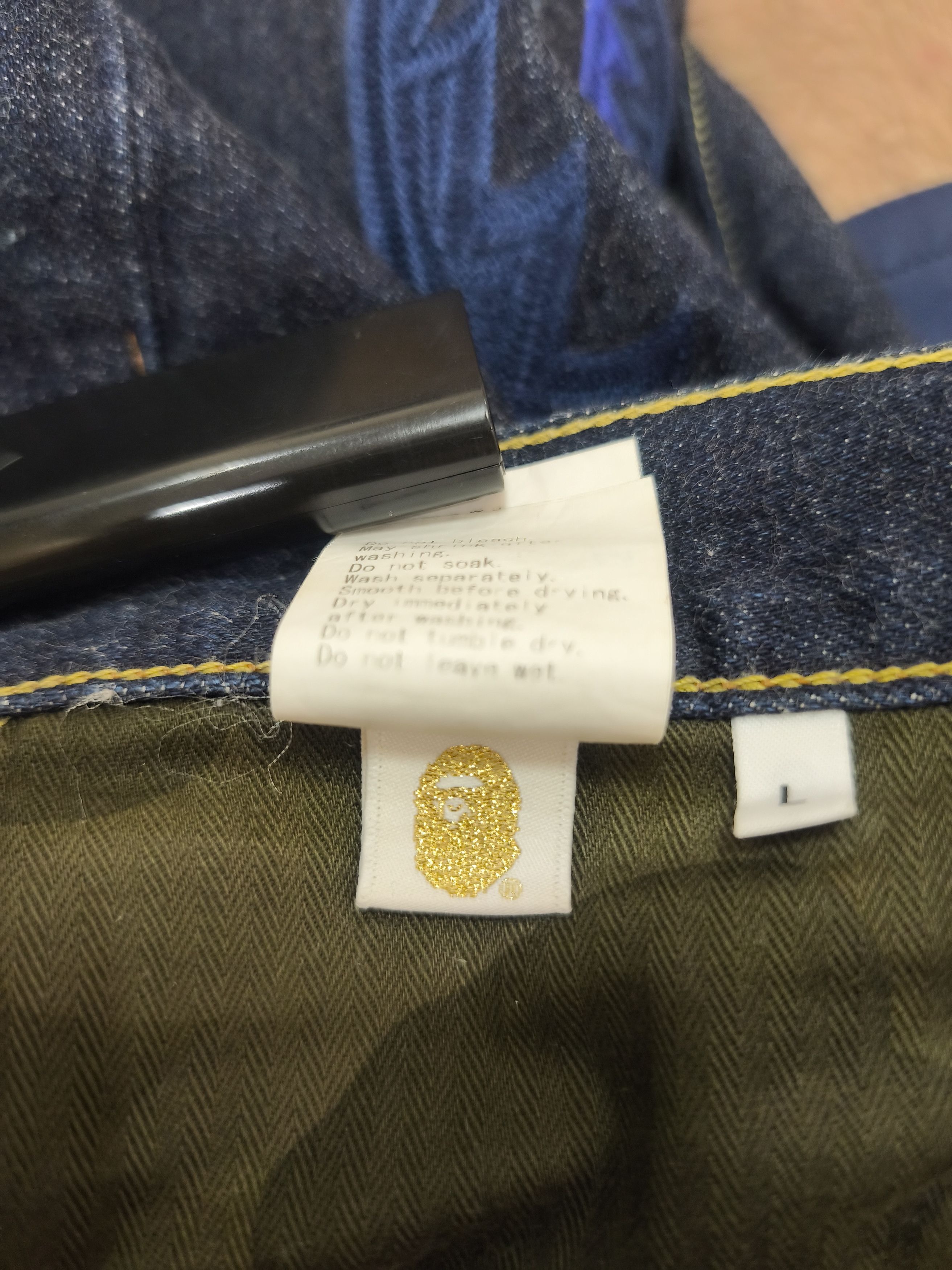 Bape Bape Shark Type-05 Embroidery Selvedge Pants Size US 34 / EU 50 - 12 Thumbnail