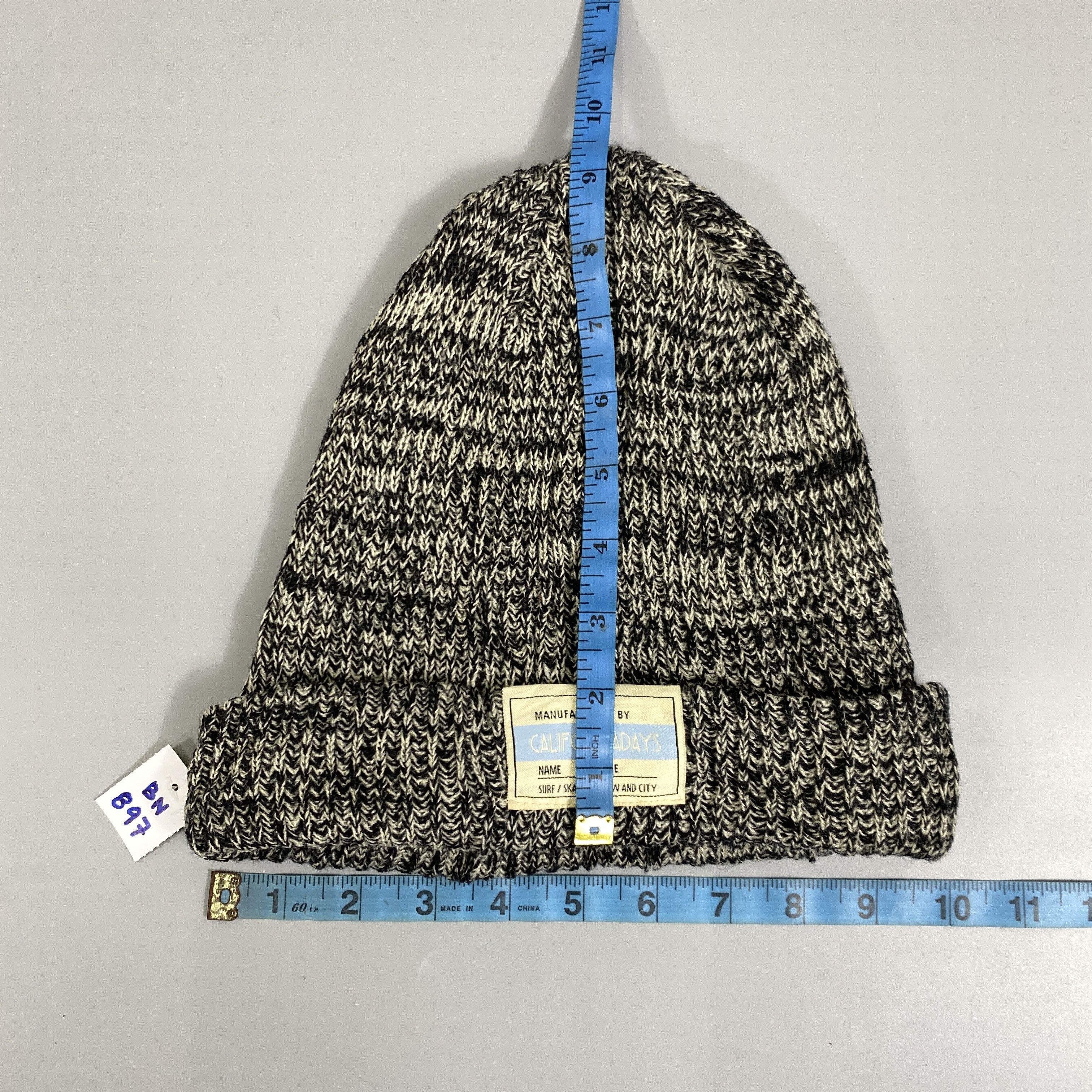 Japanese Brand Californiadays Knit Beanie Hats -BN897 Size ONE SIZE - 5 Thumbnail