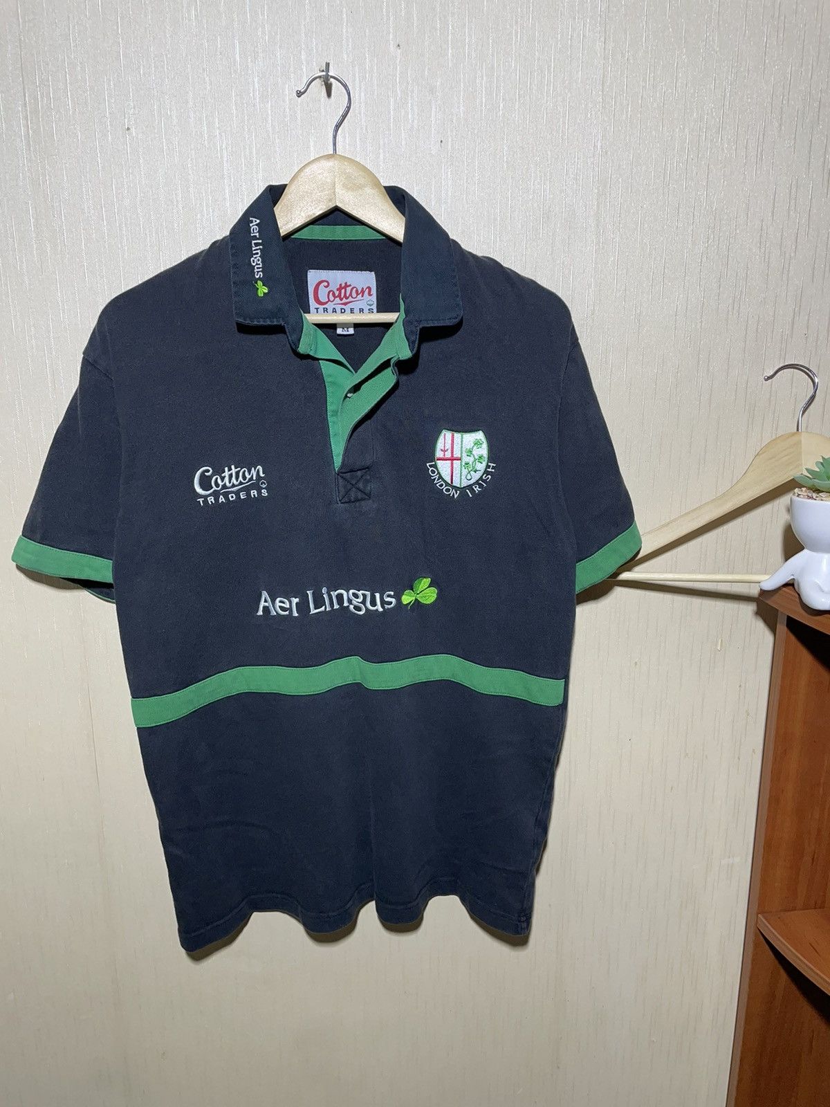 Cotton Traders × Vintage Cotton Traders London Irish 1999 vintage rugby jersey Size US M / EU 48-50 / 2 - 1 Thumbnail