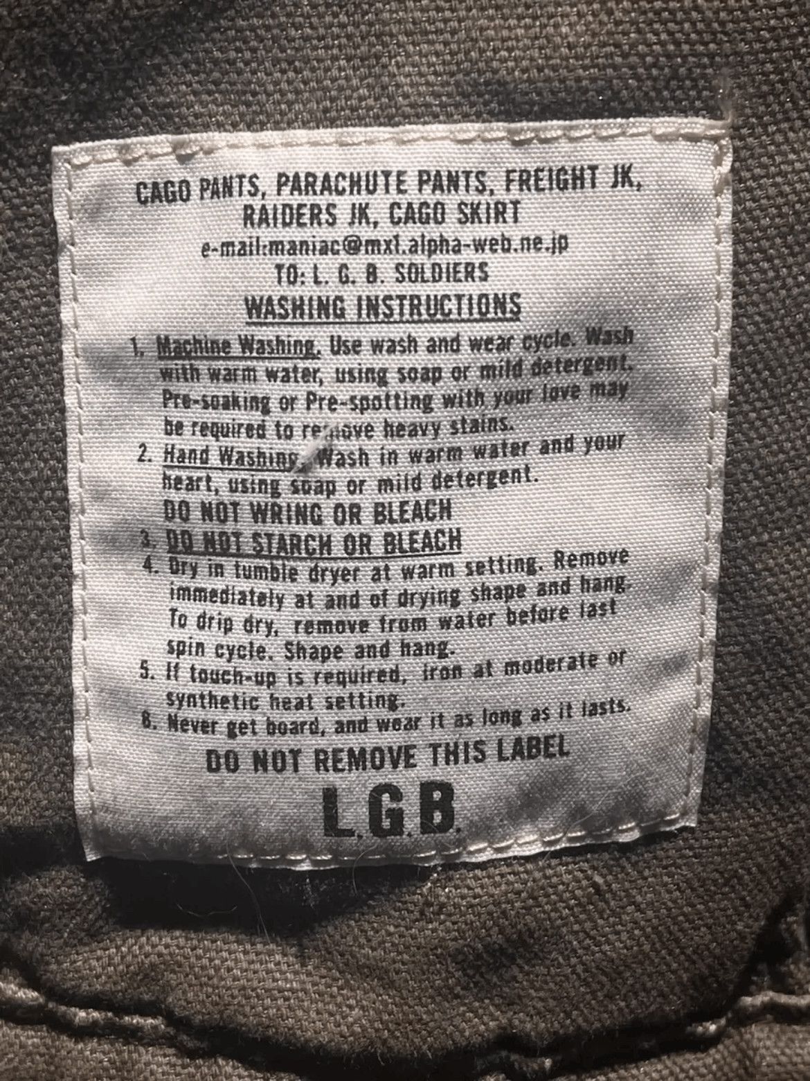 Le Grande Bleu (L.G.B.) Le Grande Bleu (L.G.B.) Heavy Cargo Jacket Size US S / EU 44-46 / 1 - 8 Thumbnail