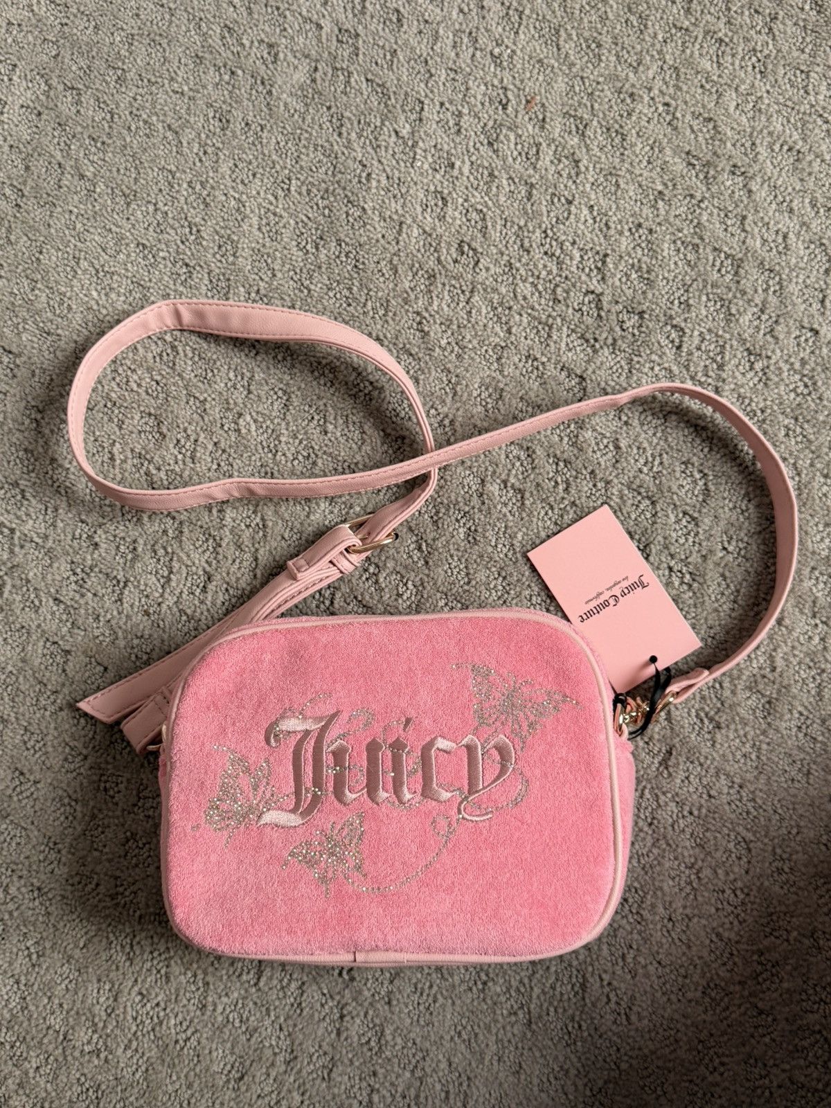 Juicy Couture NEW Juicy Couture Pink Wingin It Crossbody Camera Bag Size ONE SIZE - 4 Thumbnail