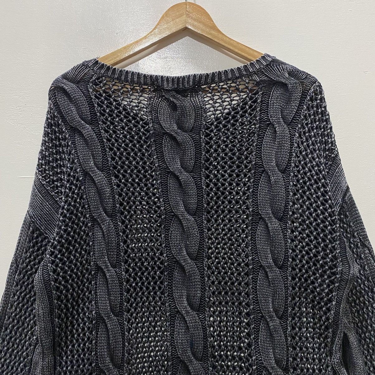 Homespun Knitwear × Japanese Brand One Way Crochet Cable Knitwear Size M / US 6-8 / IT 42-44 - 6 Thumbnail