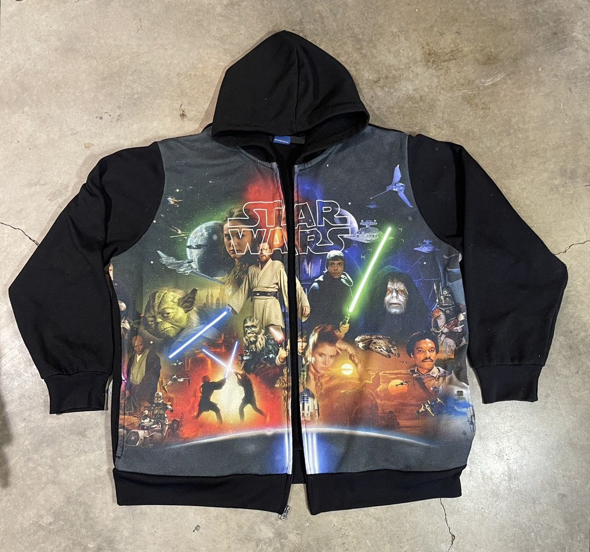 Vintage Vintage Star Wars Hoodie Size US XXL / EU 58 / 5 - 3 Thumbnail