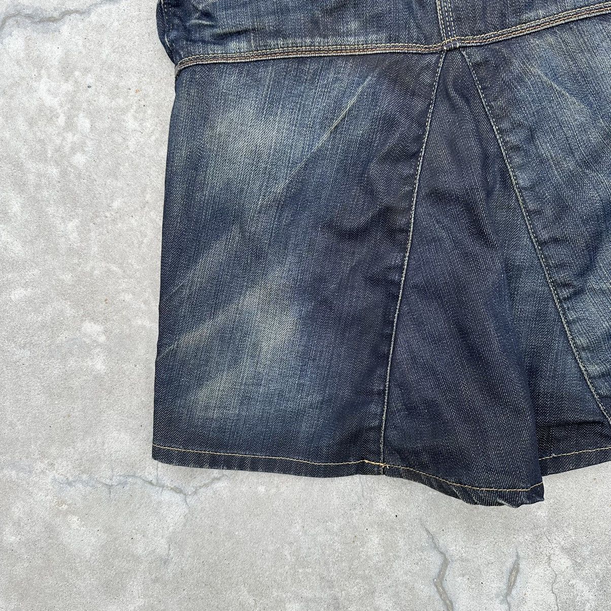 G-Star × Vintage Vintage G Star Raw Midi Skirt Japanese Style Y2K 00s USA Size 26" / US 2 / IT 38 - 3 Thumbnail