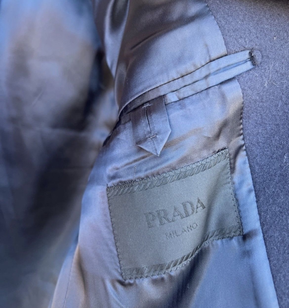 Prada Prada Wool and Silk Coat Size US M / EU 48-50 / 2 - 11 Thumbnail