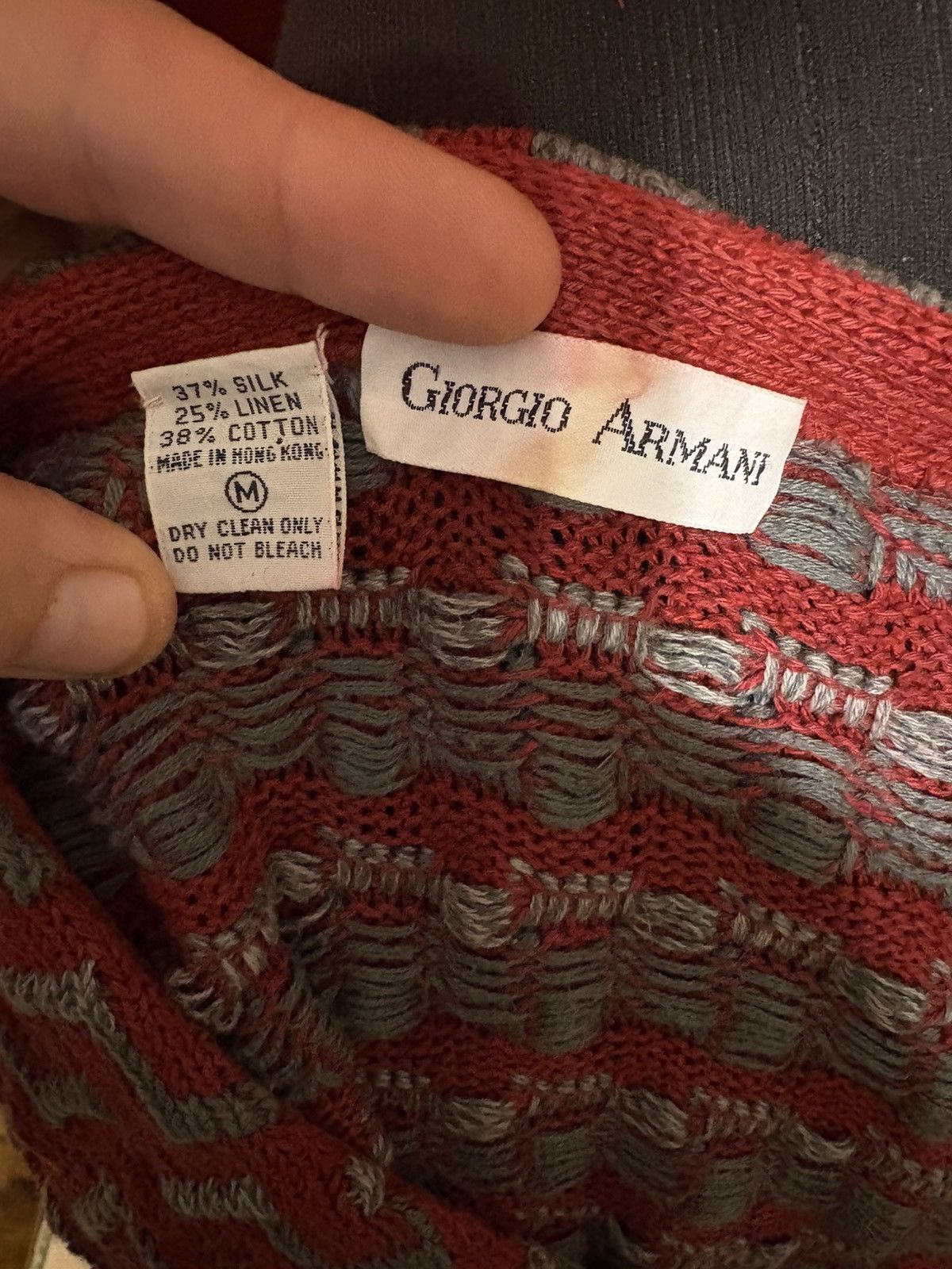 Giorgio Armani Vintage Giorgio Armani Cardigan Sweater Designer Archival Size US M / EU 48-50 / 2 - 8 Thumbnail
