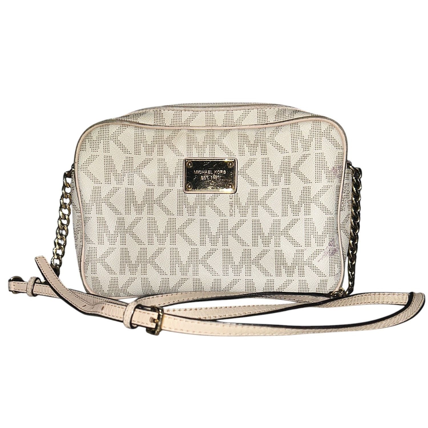 Michael Kors Michael Kors Jet Set Leather Crossbody Bag Authenticated Size ONE SIZE - 1 Thumbnail