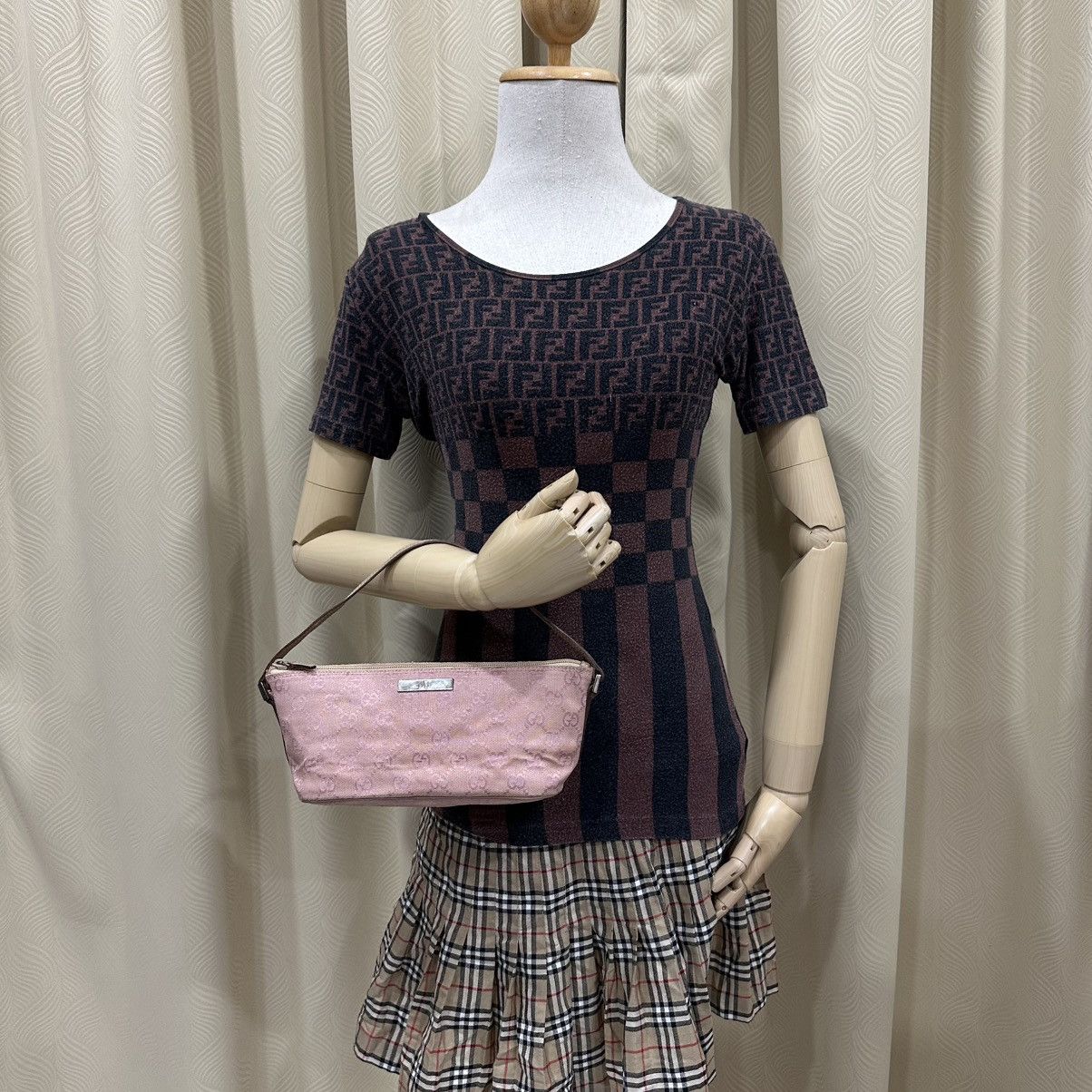 Gucci GUCCI GG CANVAS BOAT POCHETTE BAG 8 Size ONE SIZE - 1 Thumbnail