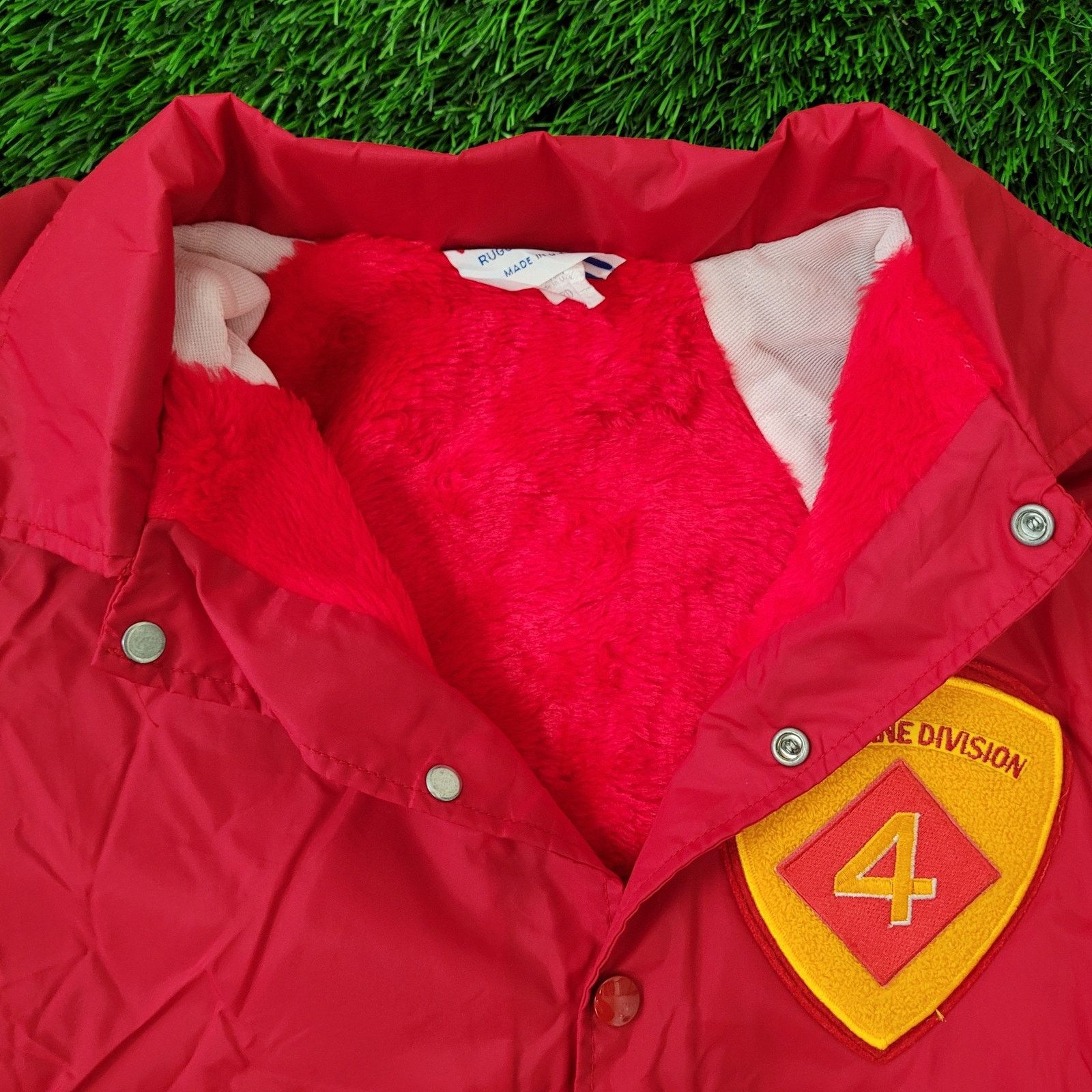 Other Vintage 70s USMC 4th Marine Jacket Medium 22x25 Baggy Red Size US M / EU 48-50 / 2 - 8 Thumbnail