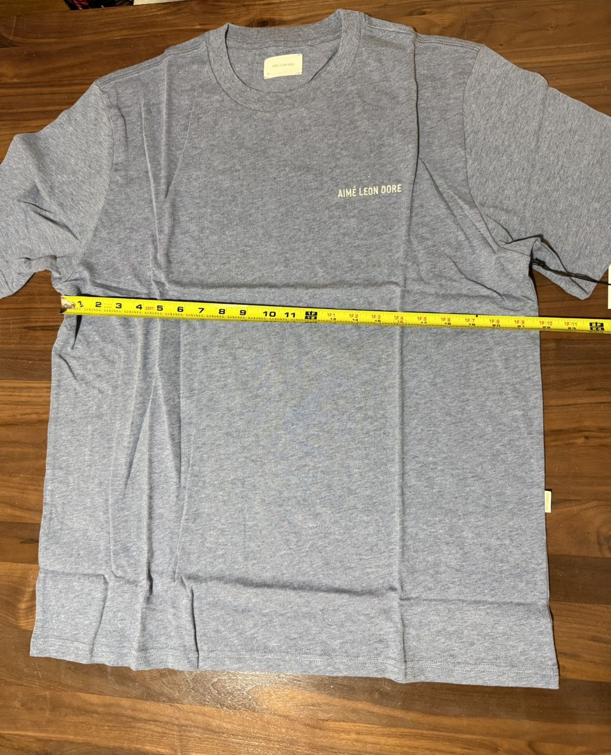 Aime Leon Dore Aime Leon Dore ALD Blue Melange Uniform Tee Logo Size XL Size US XL / EU 56 / 4 - 7 Thumbnail