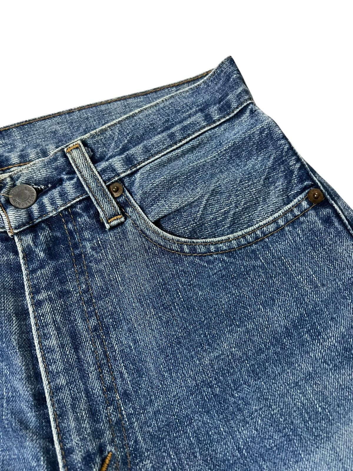 Levi's Vintage Levis 502 Big E Selvedge Faded Distressed Jean Size US 28 / EU 44 - 9 Thumbnail