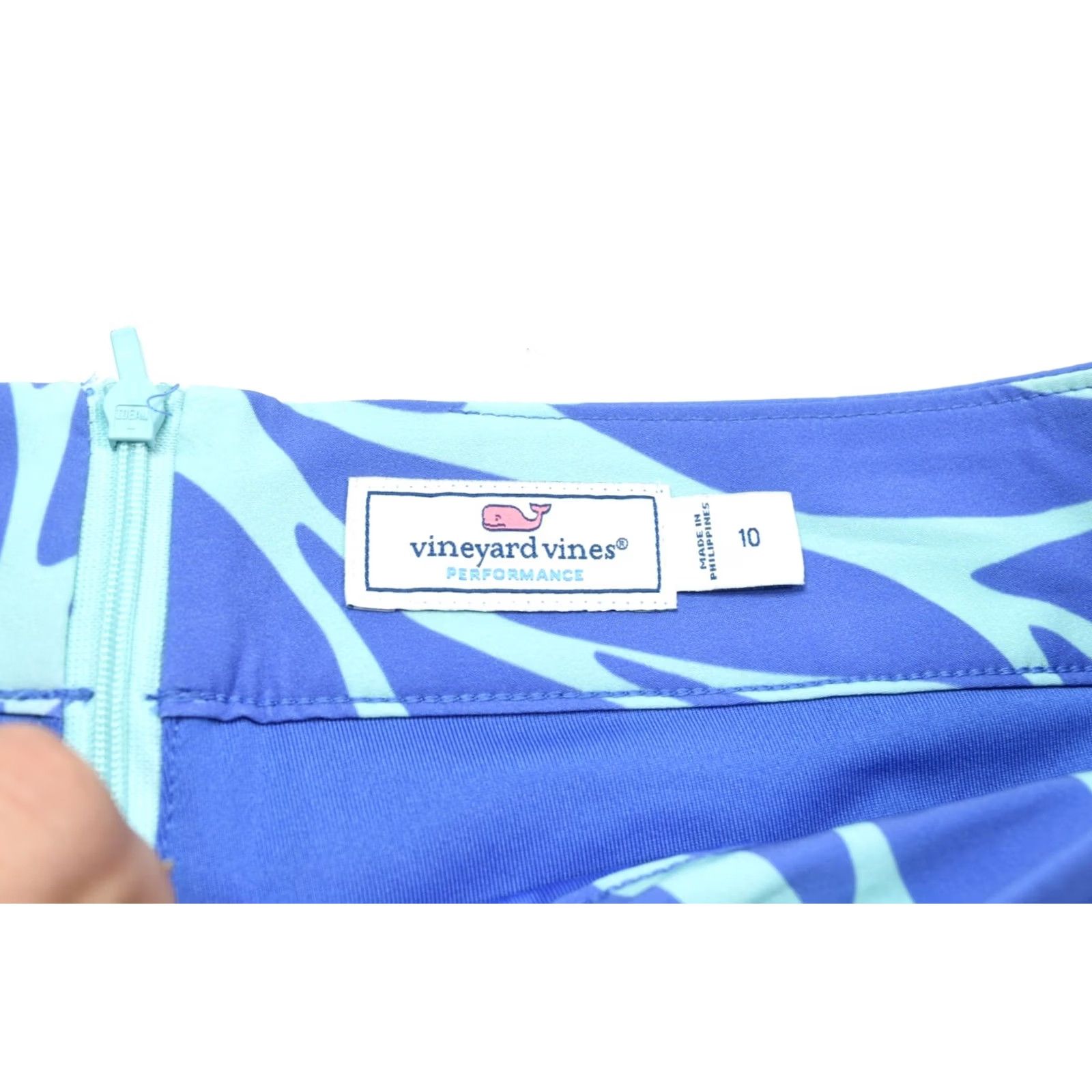 Vineyard Vines Vineyard Vines Performance Skort Blue Floral Pull-On Stretch Golf Womens 10 Size ONE SIZE - 6 Thumbnail
