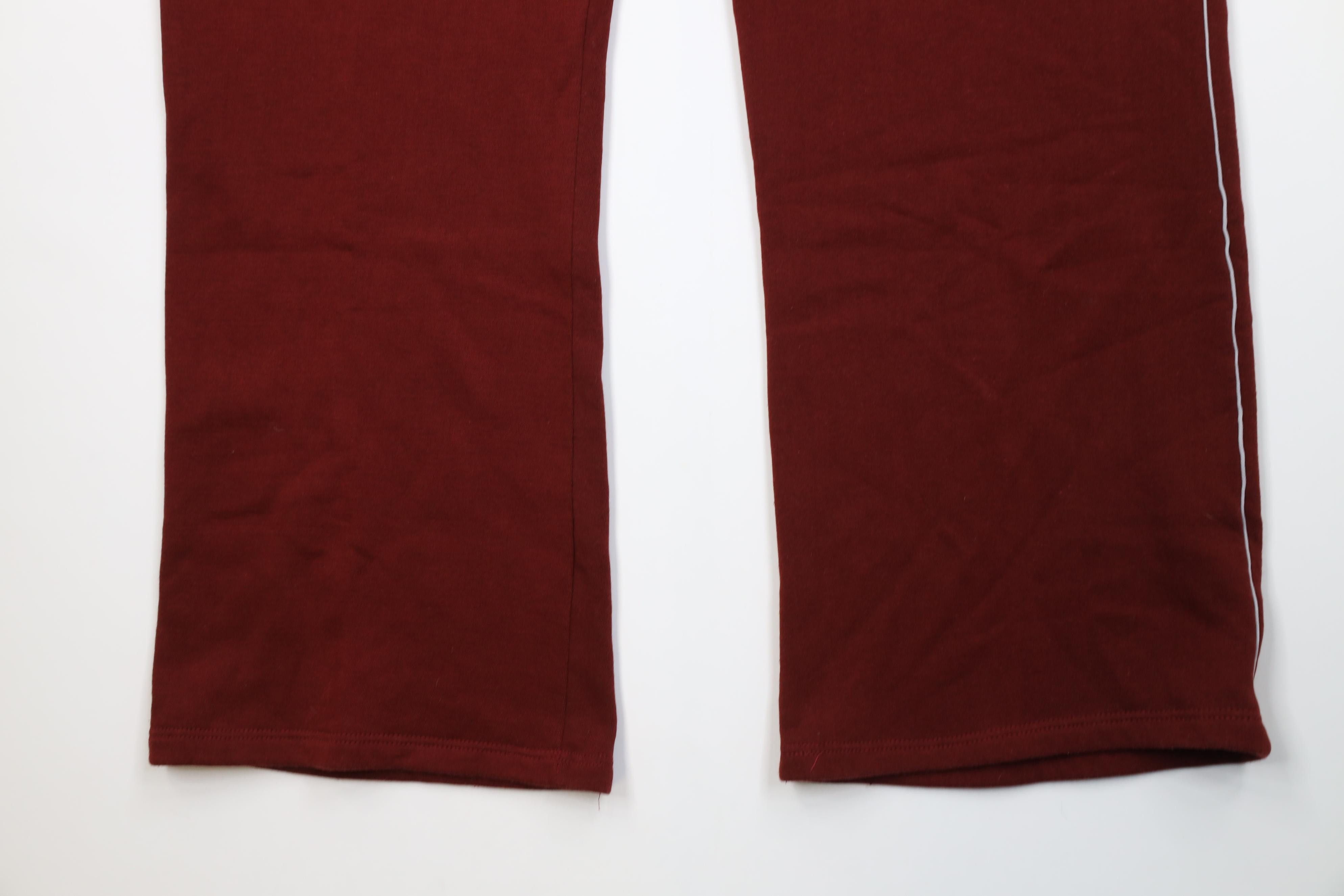 Vintage Vintage 70s 80s Streetwear Flared Wide Leg Sweatpants Red Size US 40 / EU 56 - 4 Thumbnail