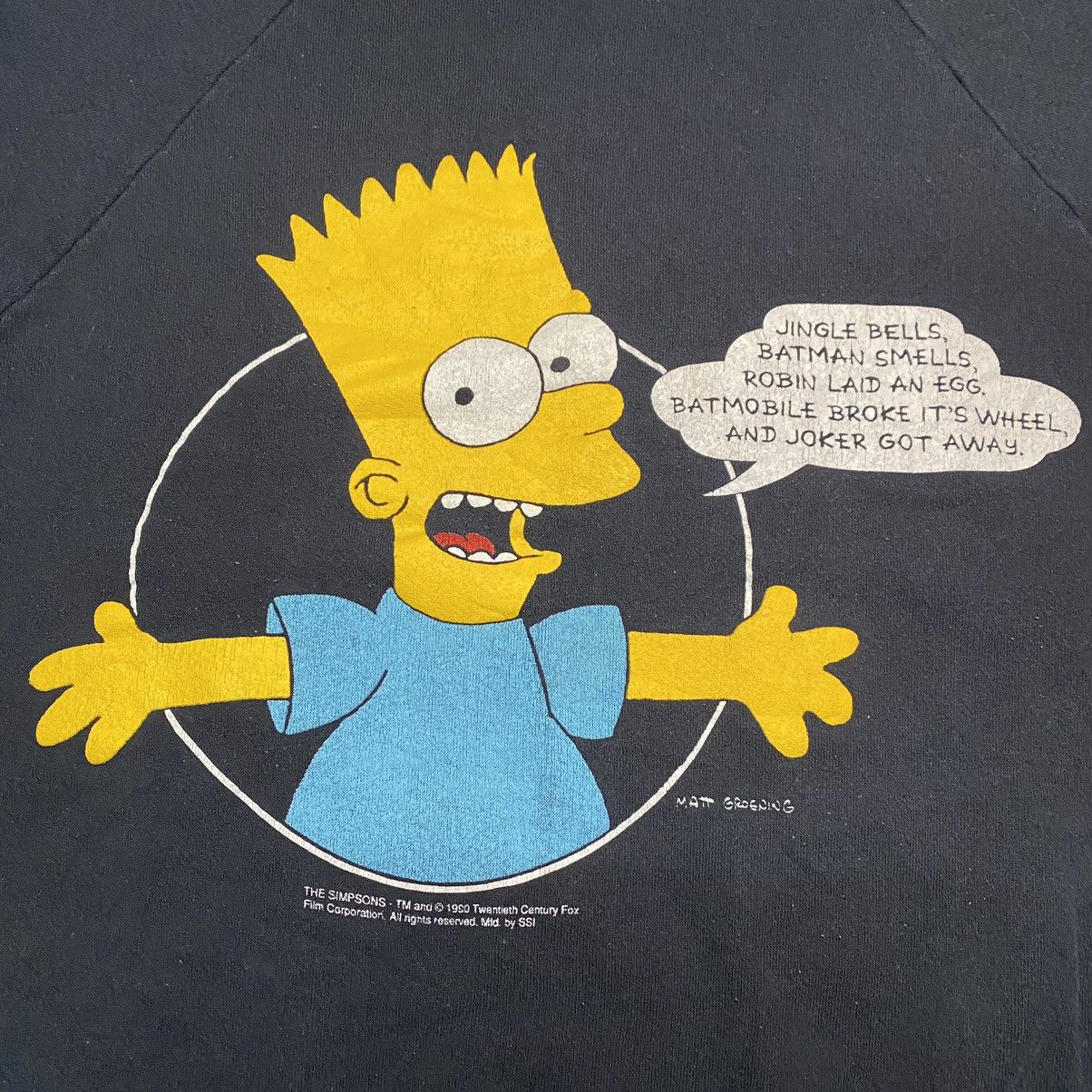 Fruit Of The Loom × The Simpsons × Vintage VINTAGE FOTL 1990 THE SIMPSONS SWEATSHIRT Size US M / EU 48-50 / 2 - 6 Thumbnail