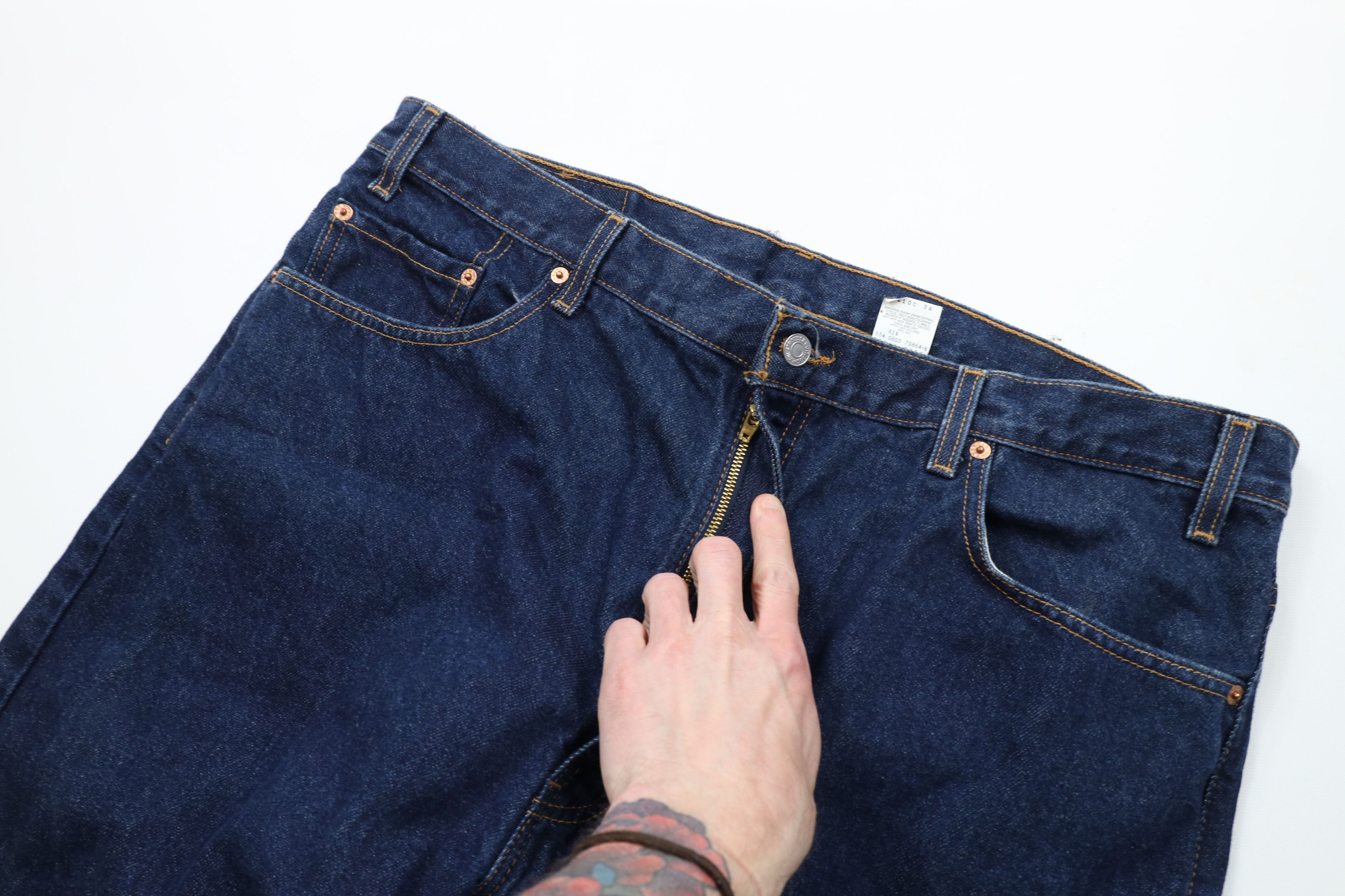 Levi's × Vintage Vintage Y2K 2000 Levis 505 Regular Fit Denim Jeans Blue USA Size US 42 / EU 58 - 6 Thumbnail