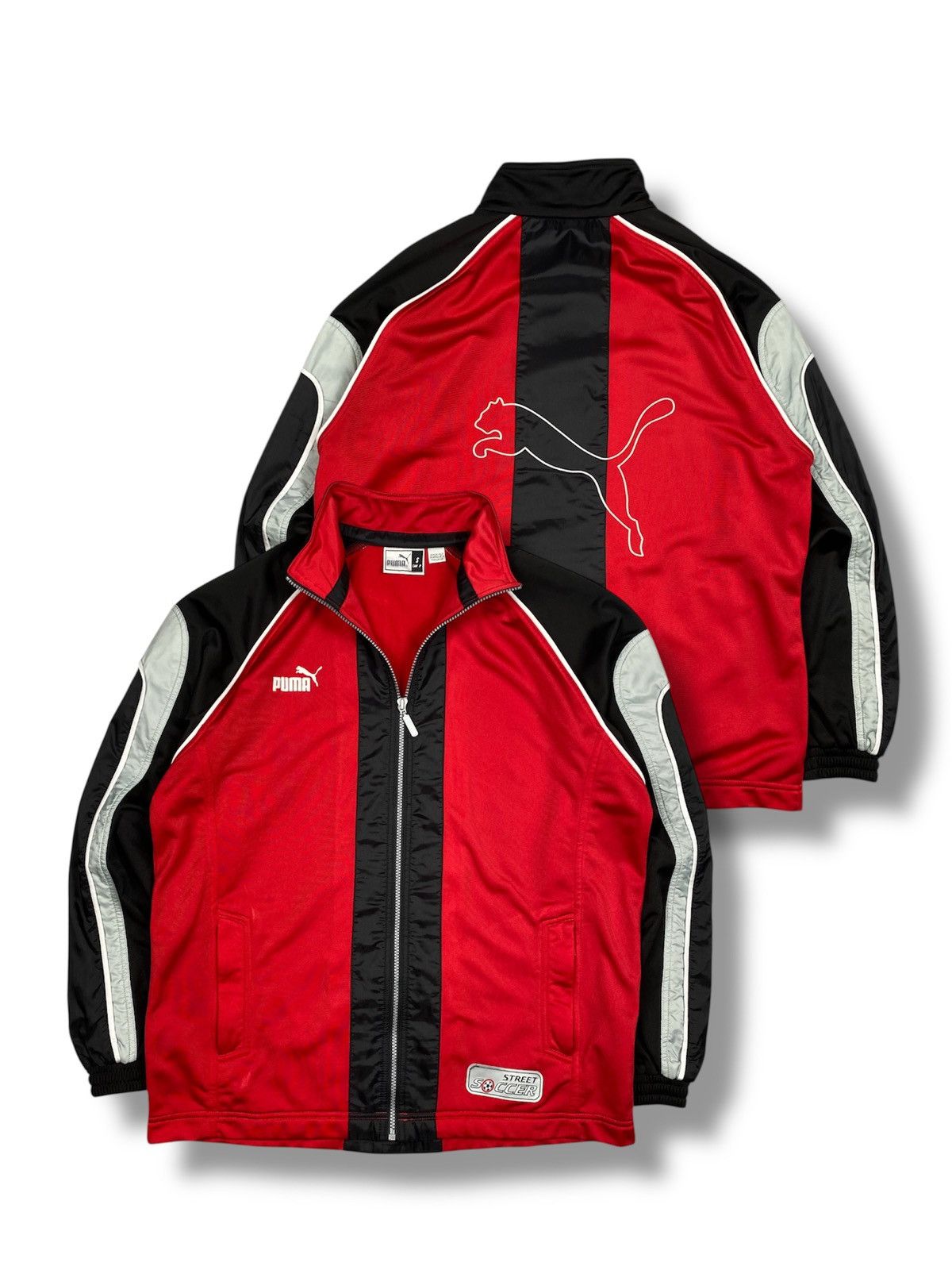 Puma Vintage Puma Street Soccer Track Jacket y2k Size US S / EU 44-46 / 1 - 1 Thumbnail