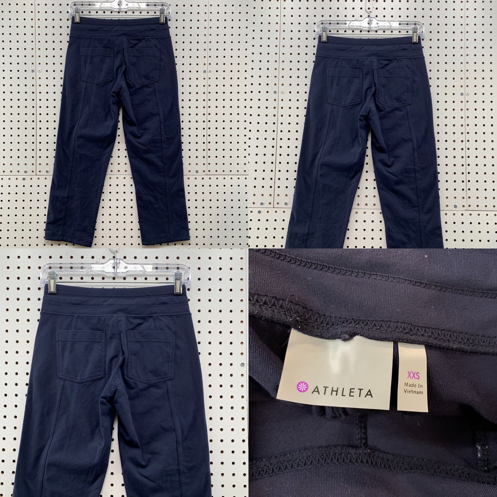 Athleta ATHLETA Womens Joggers Lounge Pants Blue XXS Drawstring Ankle Slouch 25x23 Size 24" / US 00 / IT 34 - 9 Thumbnail