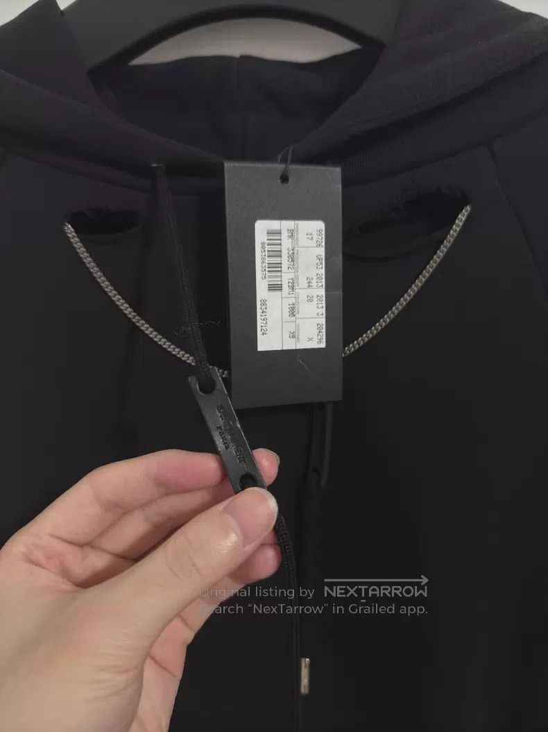 Saint Laurent Paris Saint Laurent Paris Black Samurai Pure Cotton Destroyed Ch Size US XS / EU 42 / 0 - 5 Thumbnail