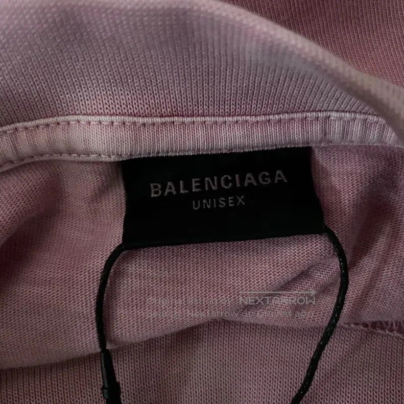 Balenciaga Balenciaga Distressed Pink Eiffel Tower Short Sleeve Shirt Size US M / EU 48-50 / 2 - 3 Thumbnail