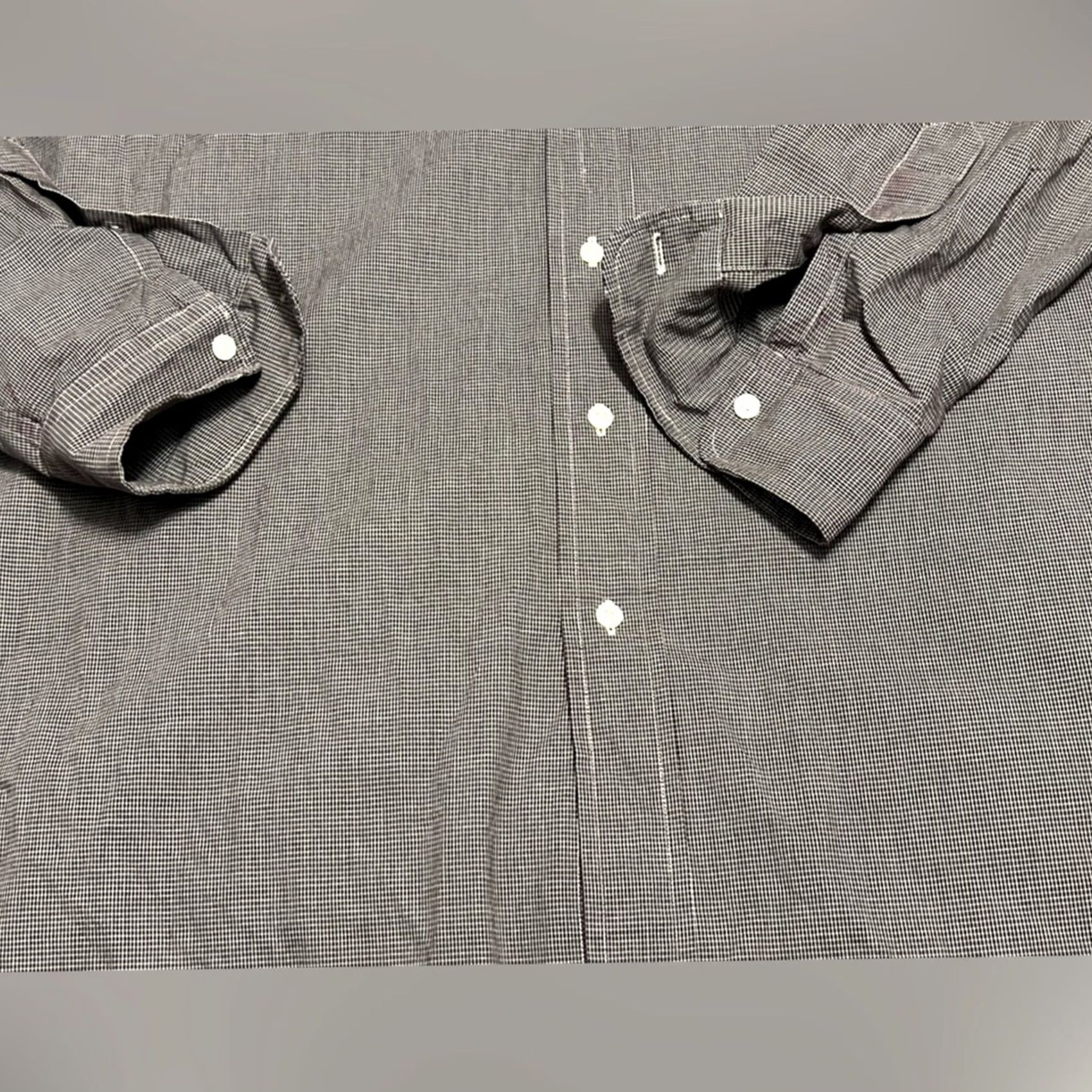 Polo Ralph Lauren Ralph Lauren Blaire L Button Down Shirt Men's Brown White Micro Check Pony Logo Shirt Size US L / EU 52-54 / 3 - 4 Thumbnail