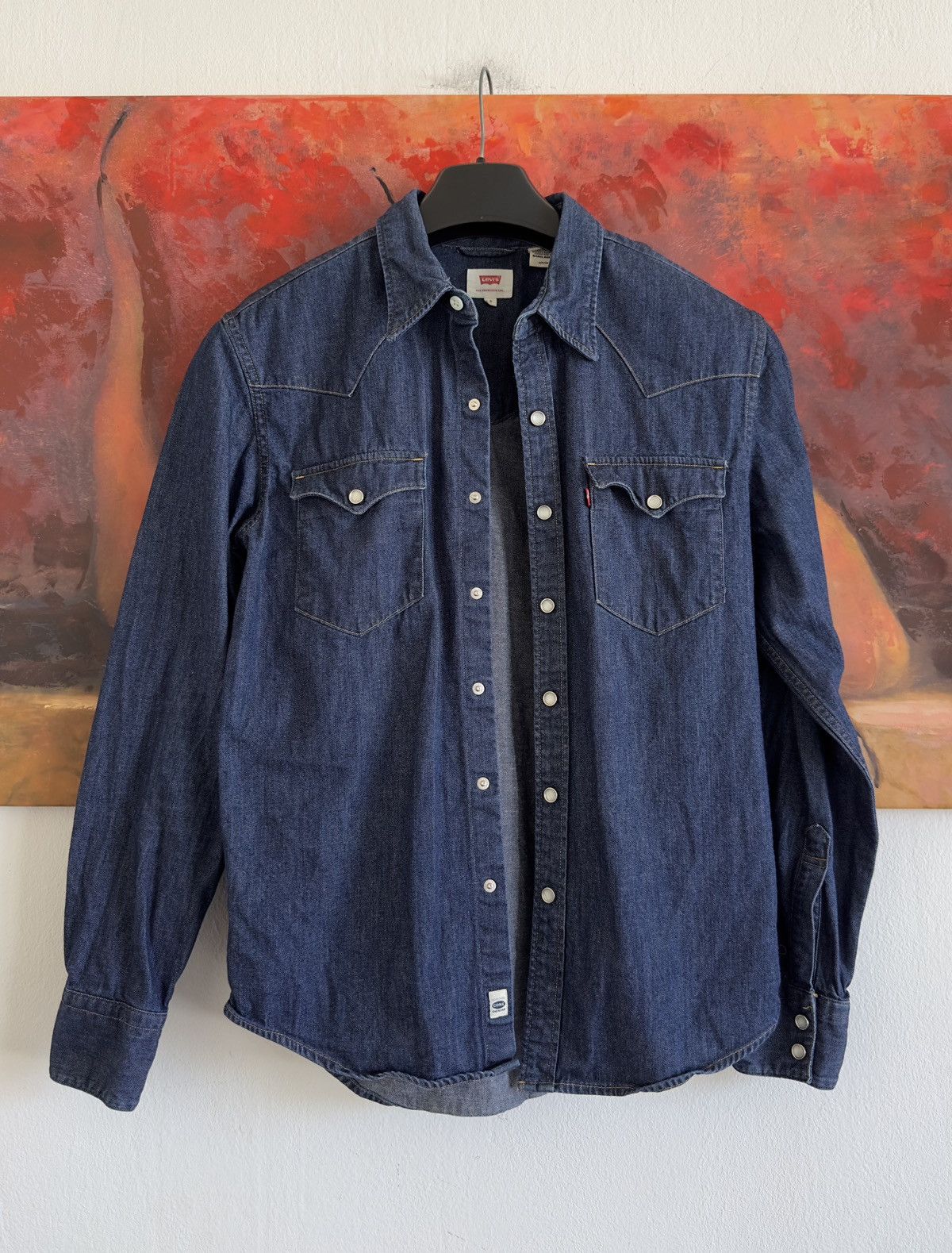 Levi's Levis Blue Denim Shirt Button Up Size S Size US S / EU 44-46 / 1 - 1 Thumbnail