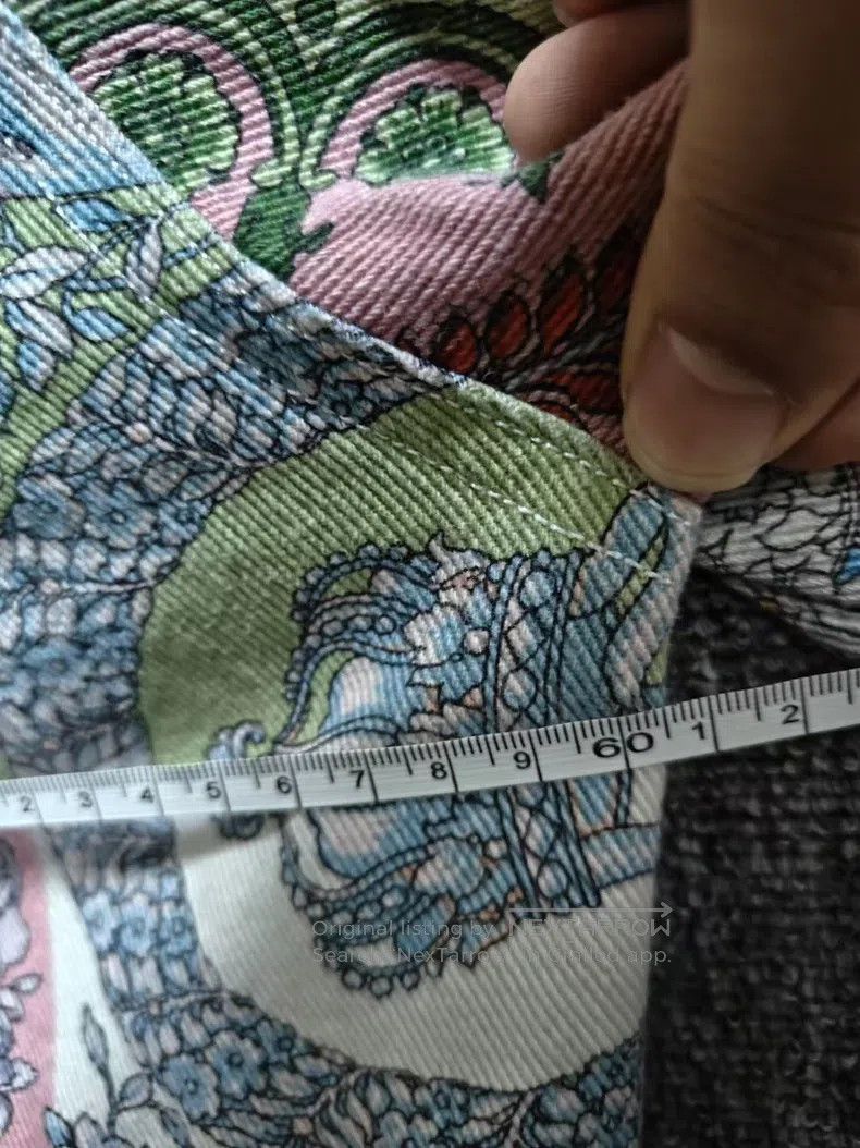 Versace Versace Reworked denim jacket full of flowers Size US S / EU 44-46 / 1 - 5 Thumbnail