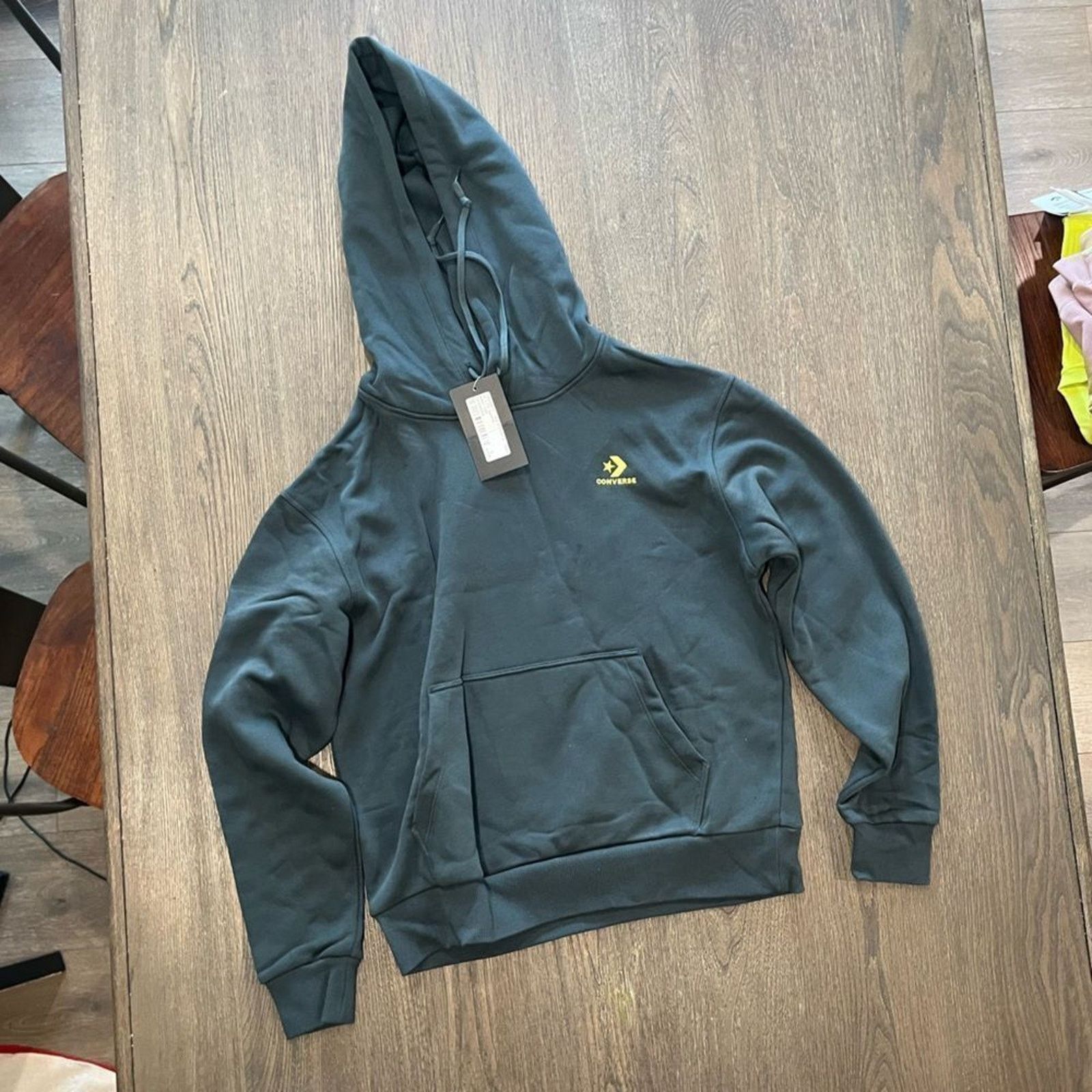 Converse NWT Converse Womens Chevron Star Logo Hoodie Black - Size S Size S / US 4 / IT 40 - 1 Thumbnail