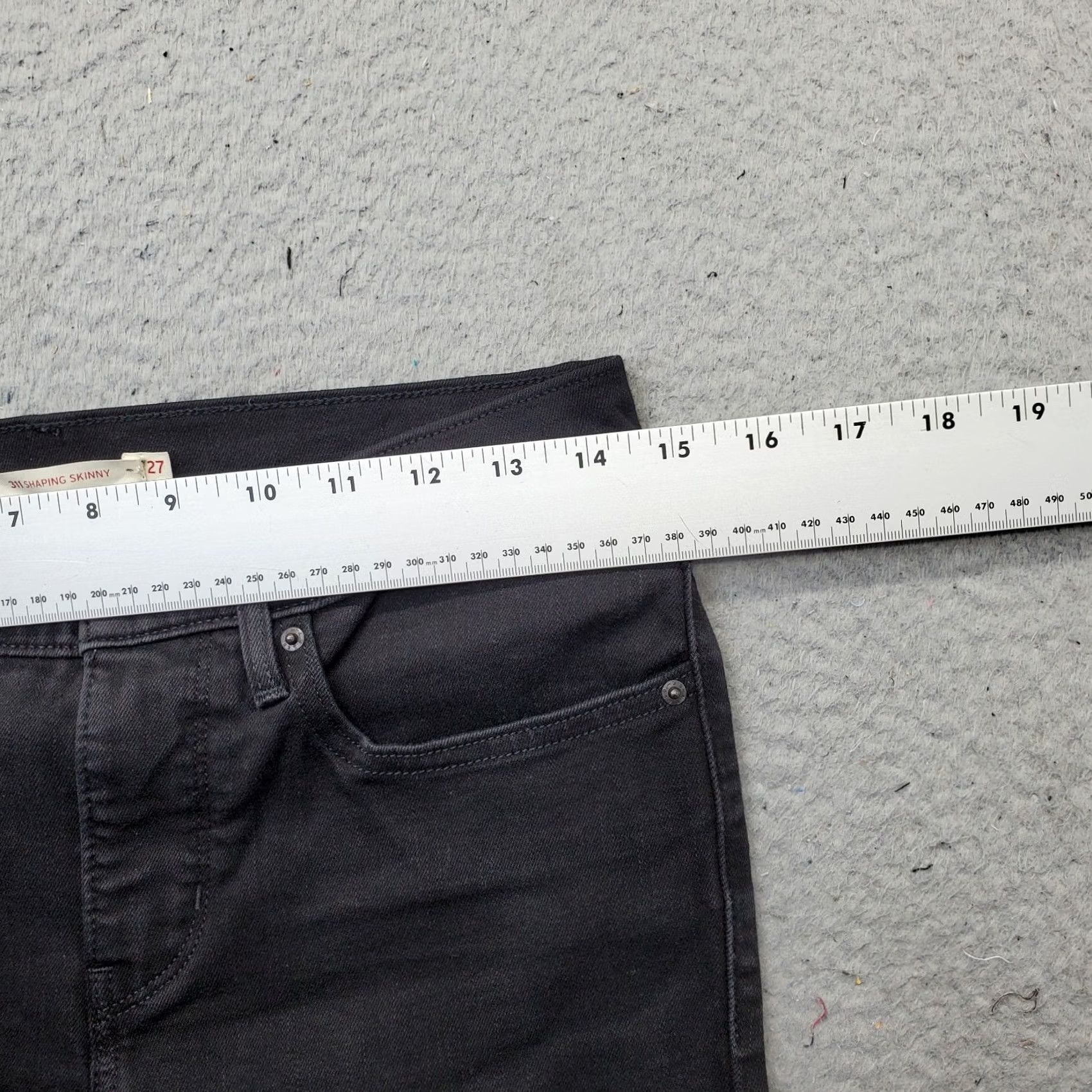Levi's Levi's Jeans Womens 27 Black Denim 5-Pocket Streetwear 311 Shaping Skinny Leg Women 27 Black Denim Skinny Jeans 5-Pocket Levi's Size 27" / US 4 / IT 40 - 6 Thumbnail