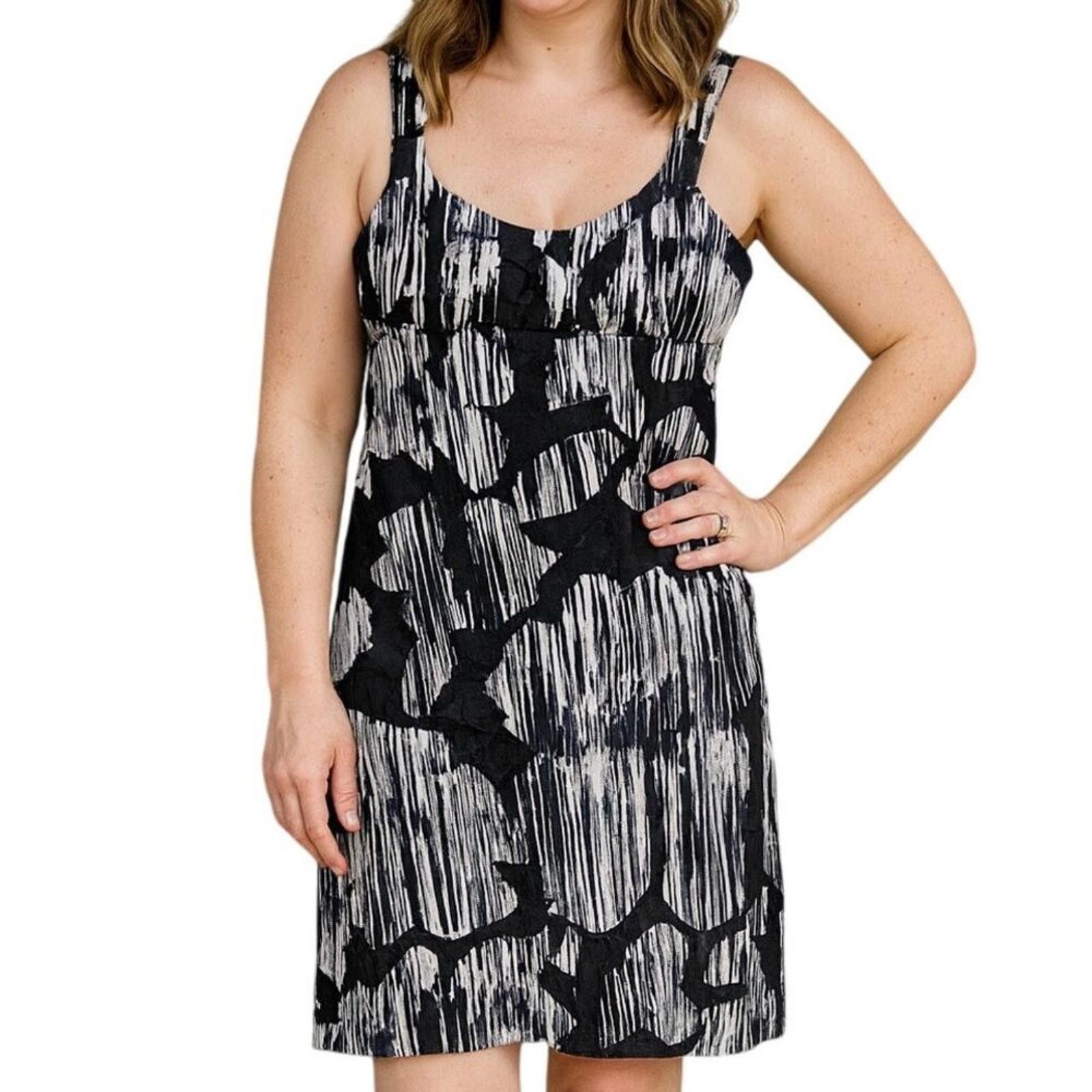 Designer New York & Company abstract print sundress size 6 Size M / US 6-8 / IT 42-44 - 7 Thumbnail