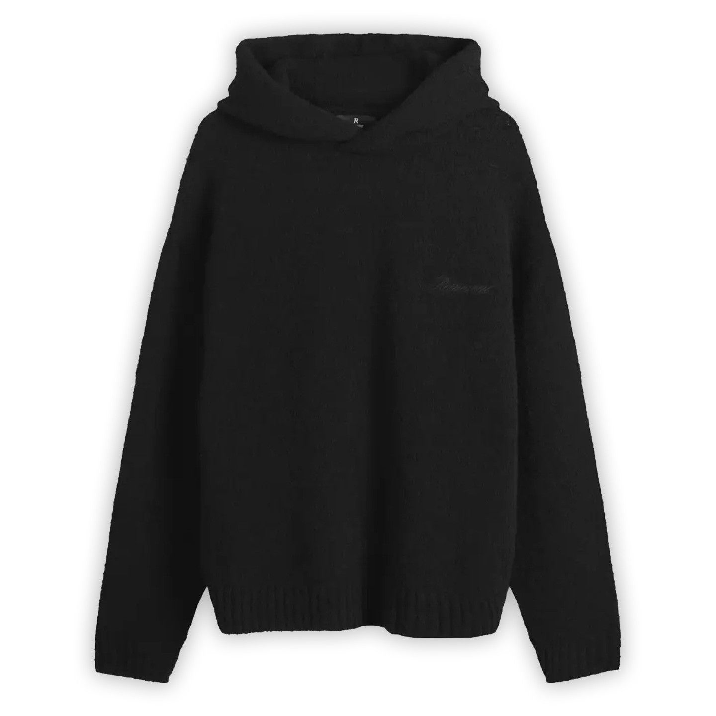 Represent Clo. Represent Clo Jet Black Heavy Boucle Hoodie Size US XXL / EU 58 / 5 - 2 Thumbnail