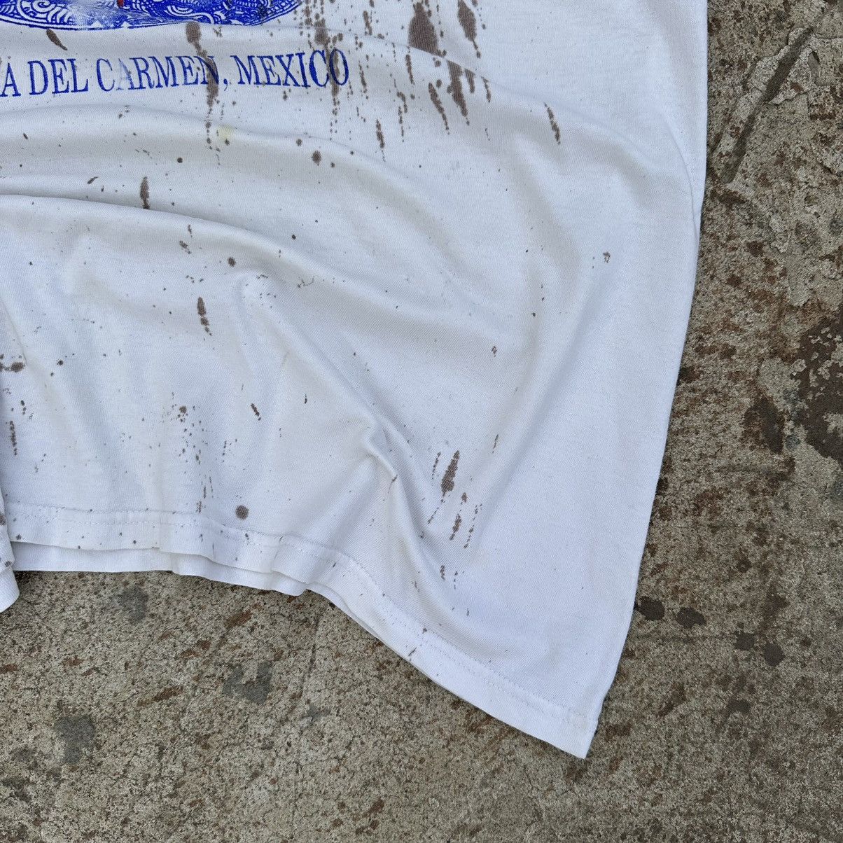 Designer × Vintage Vintage T-shirts Playa Del Carmen,Mexico Trashed Y2K 00s USA Size US XL / EU 56 / 4 - 3 Thumbnail